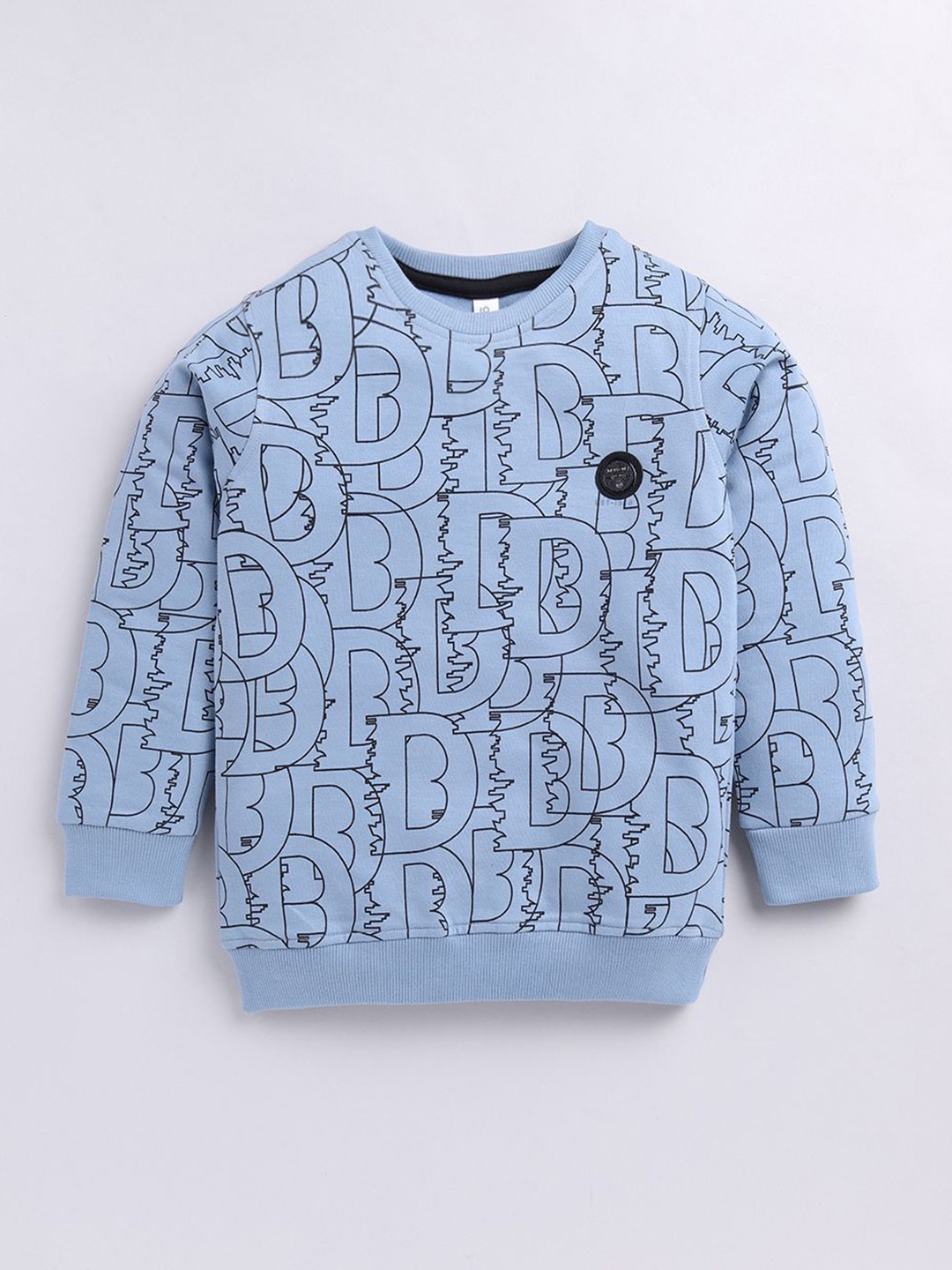 

Ginie Boys Graphic Printed Round Neck Sweatshirt, Blue