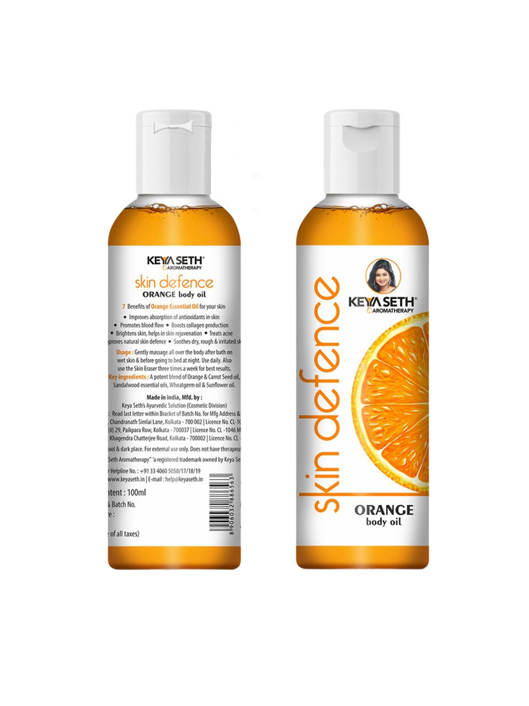 

KEYA SETH Aromatherapy Skin Defence Orange Body Oil-100ml
