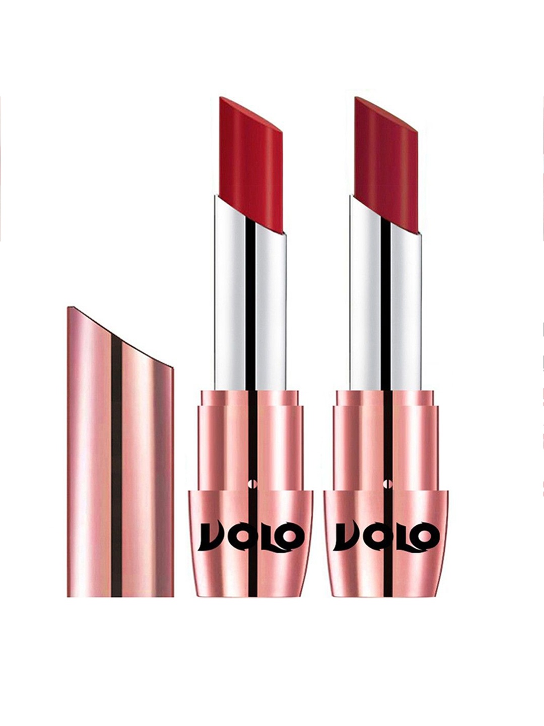 

VOLO Set Of 2 Creme Matte Lipstick - 3.5 g Each - Tomato Red 640 & Red 643