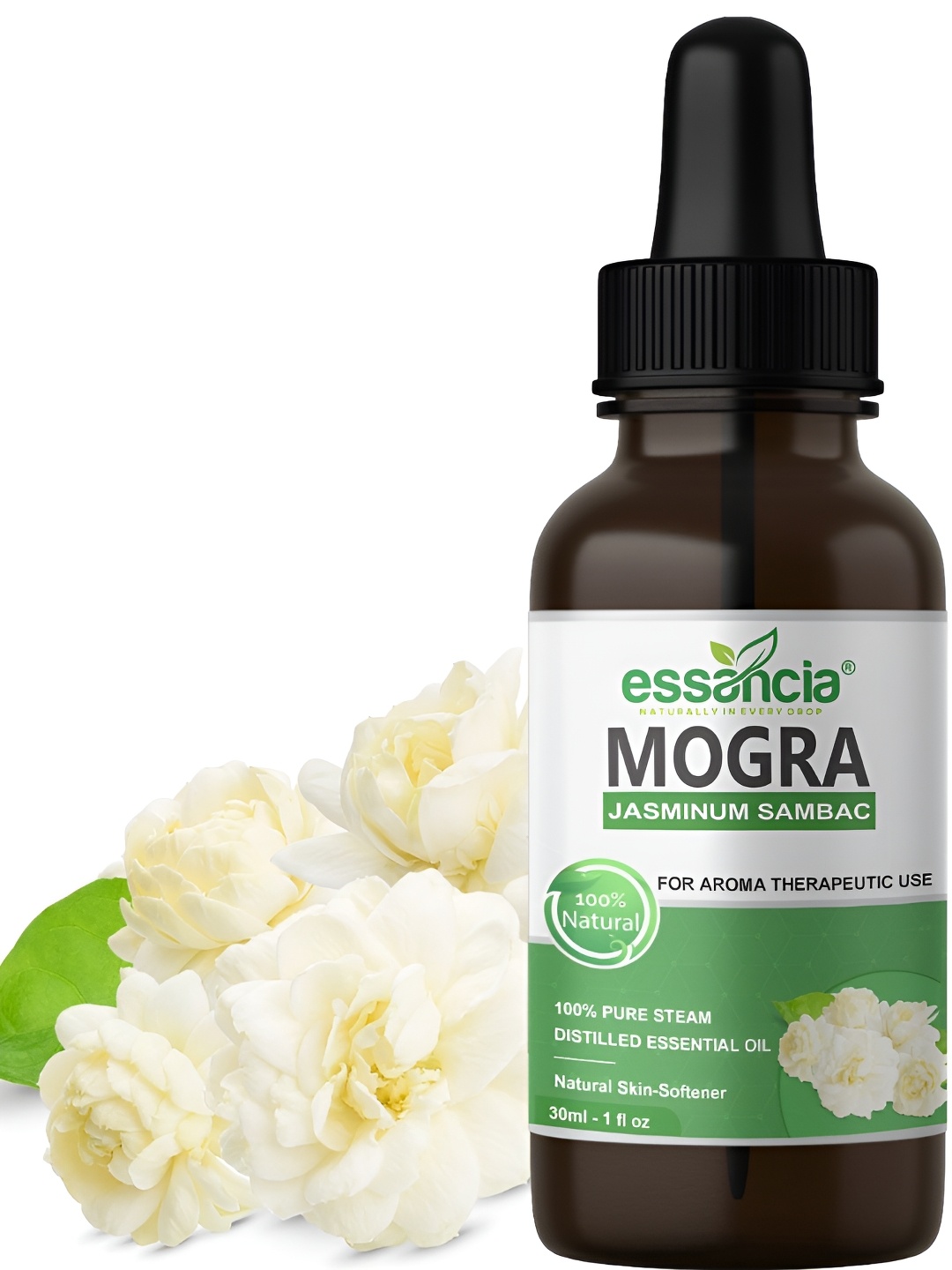 

essancia Mogra Essential Oil For Home Fragrance - 30ml, Black