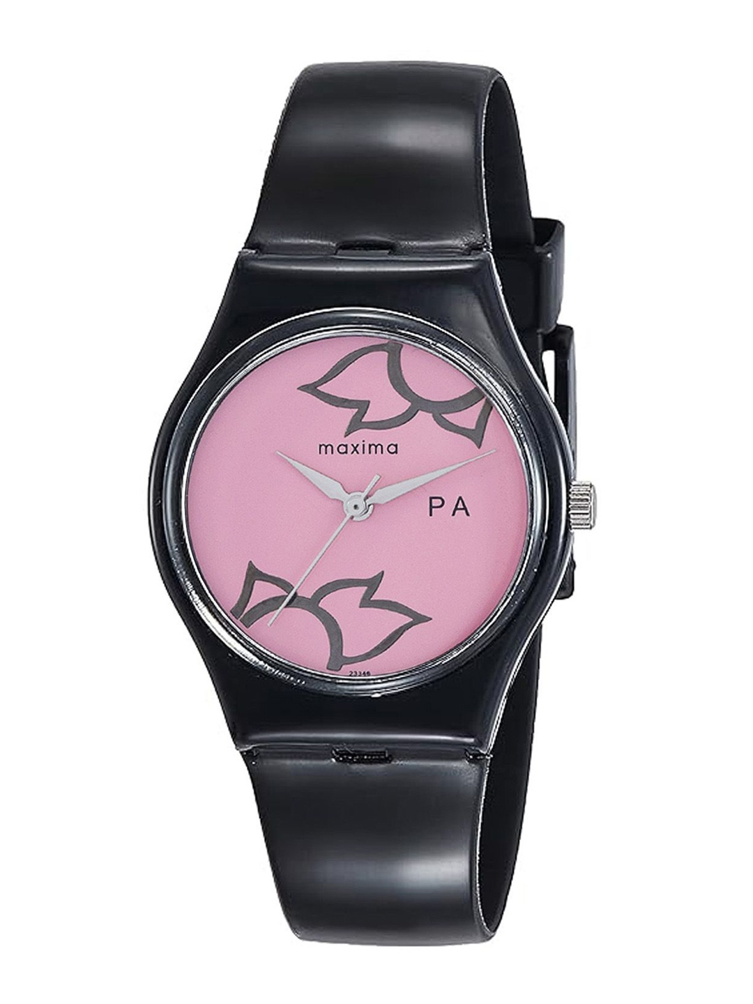 

maxima Men Printed Dial & Straps Analogue Watch 03356PPGW, Pink