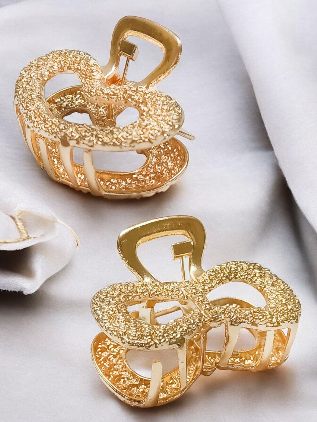 

fabula Set of 2 Women Claw Clip, Gold