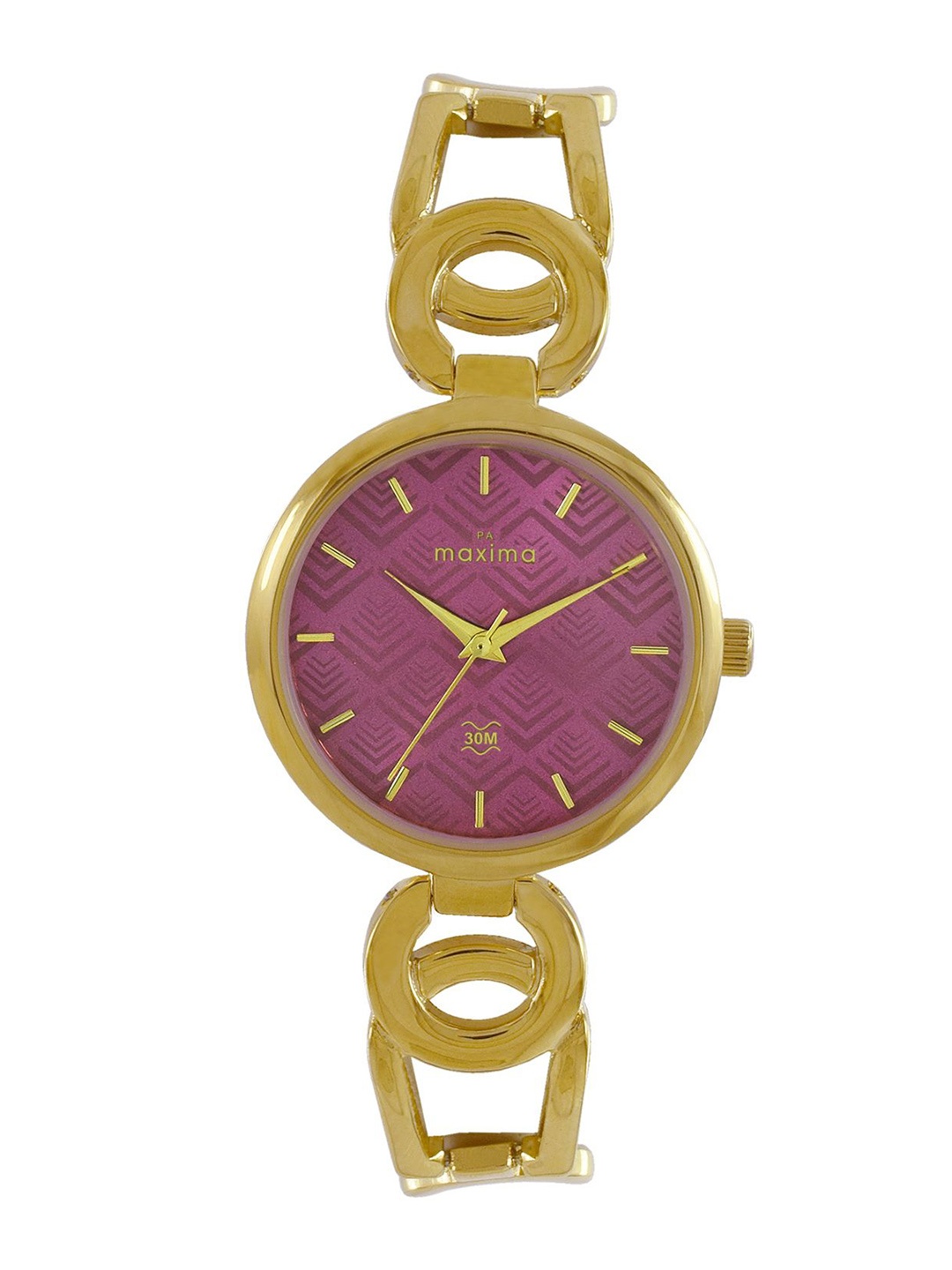 

maxima Women Dial & Straps Analogue Watch 67652BMLY, Purple