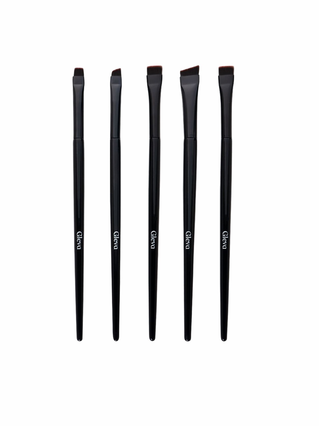 

Gleva Set Of 5 Brow & Eyeliner Brush - Black
