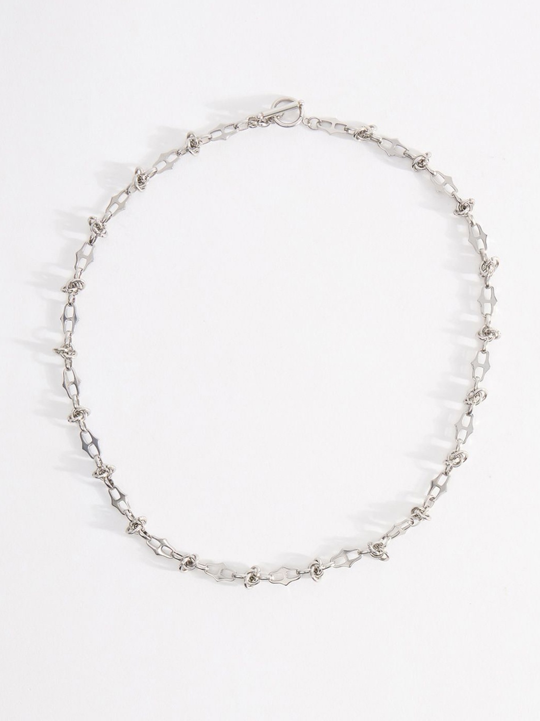 

THE BEAR HOUSE Men Stainless Steel Silver Chain