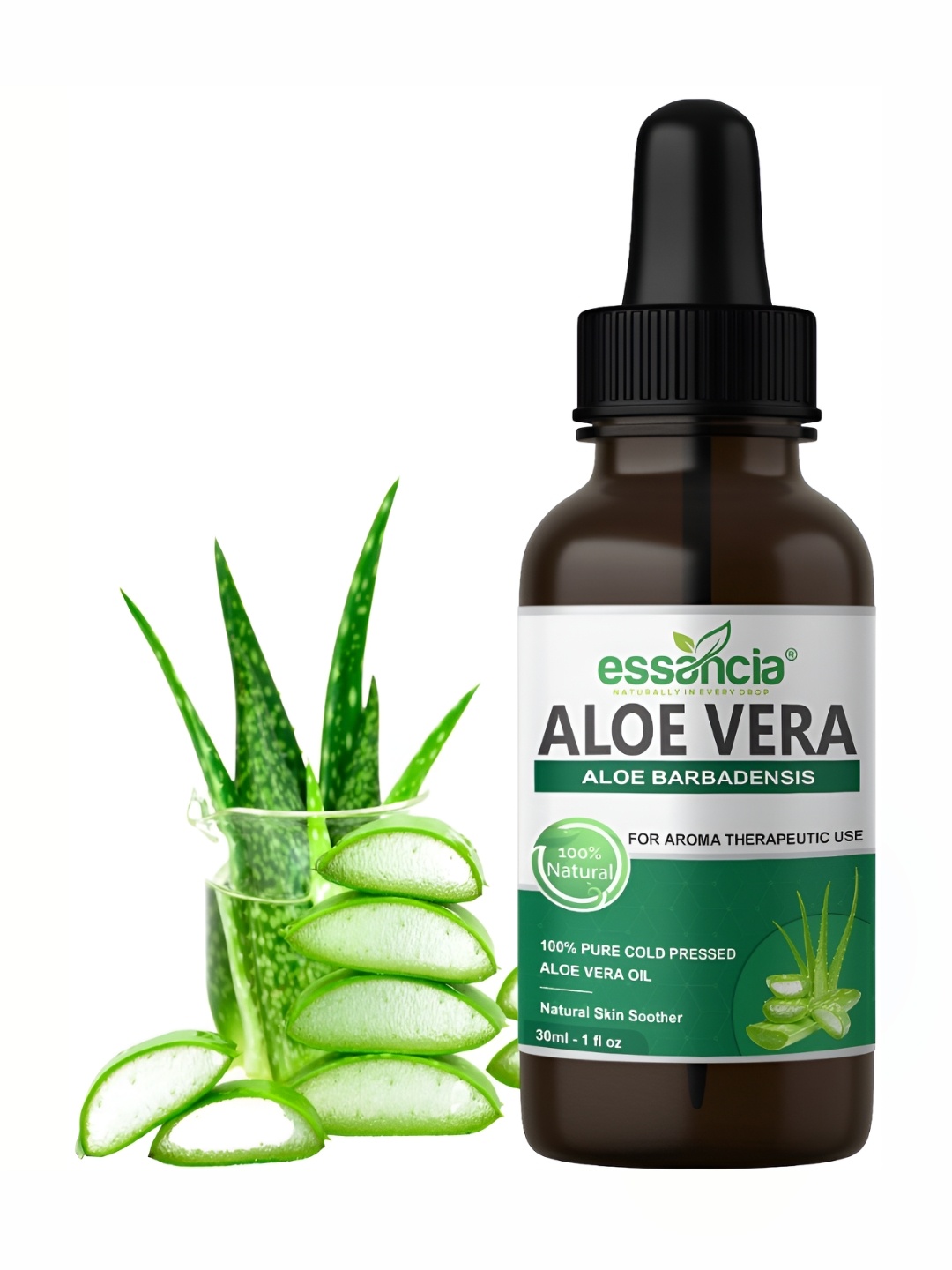 

essancia Aloe Vera Carrier Oil For Skin Nourishment & Moisturization 30 ml, Na