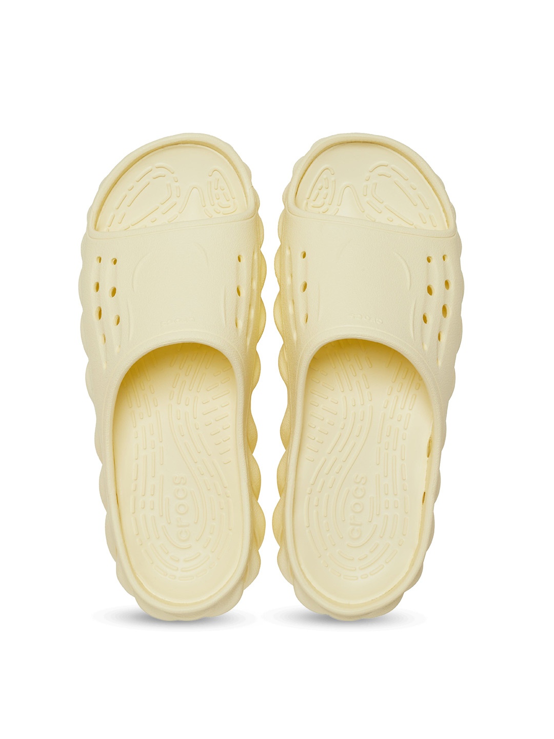 

Crocs Unisex Croslite Sliders, Cream