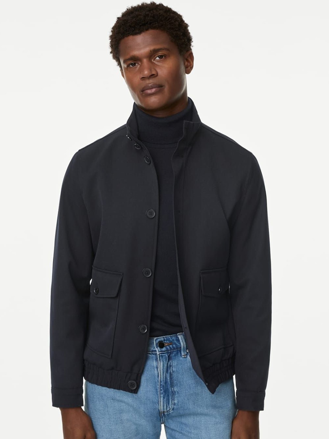 

Marks & Spencer Men Lightweight Padded Jacket, Black
