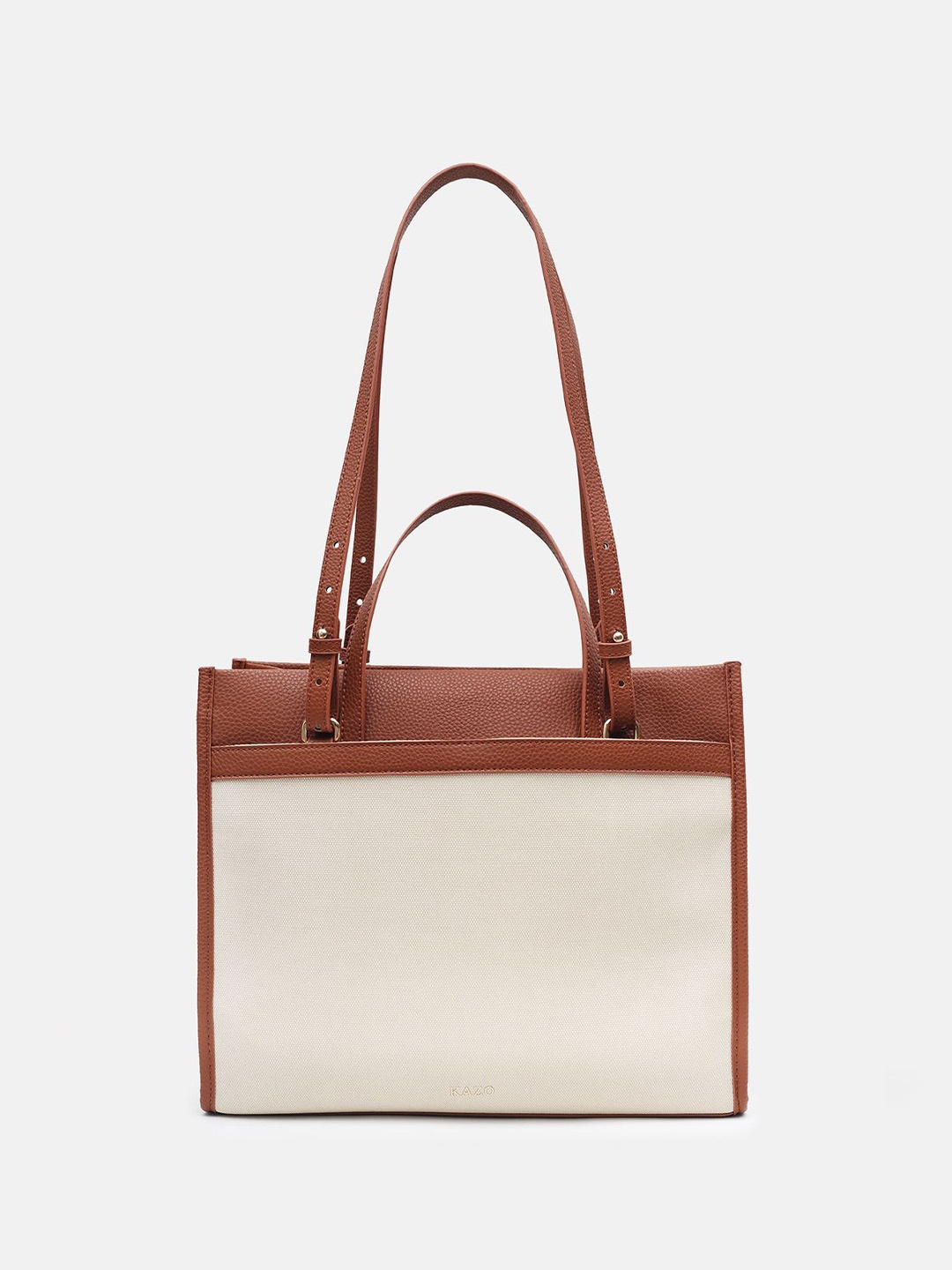 

Kazo Structured Tote Bag, Off white