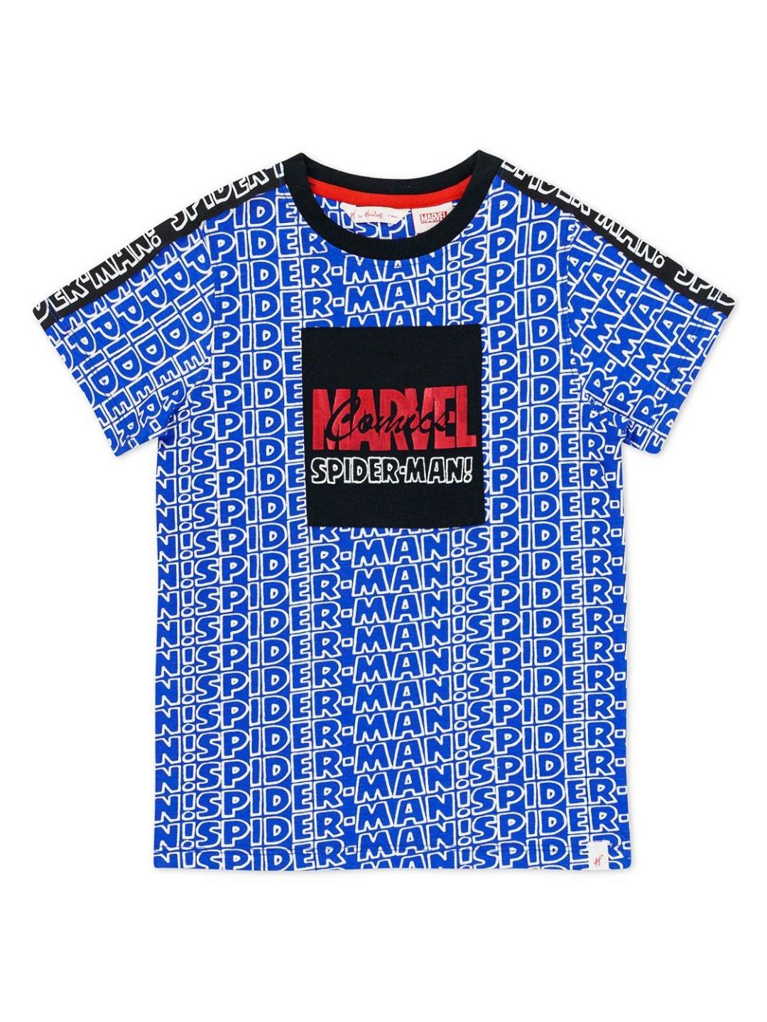 

H By Hamleys Boys Typography Printed Round Neck Cotton T-shirt, Multi