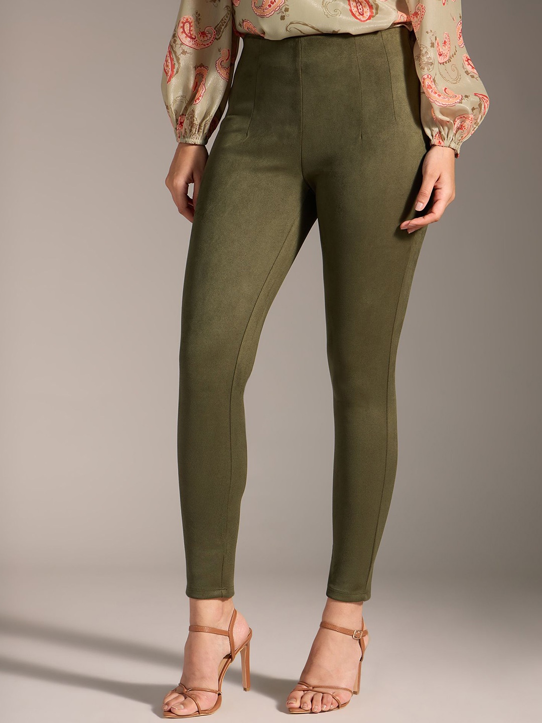 

20Dresses Women Skinny Fit Jeggings, Green