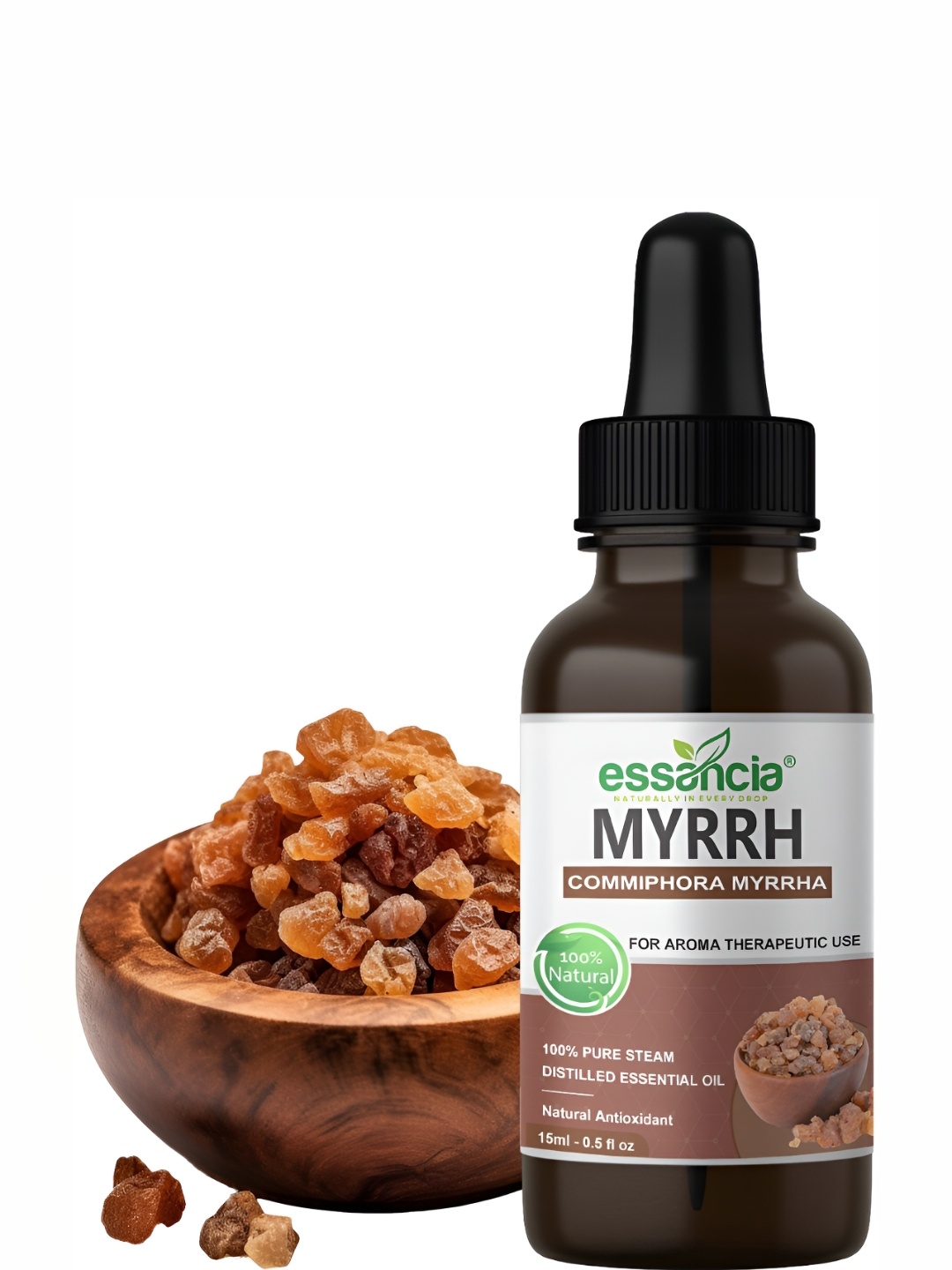 

essancia Myrrh Essential Oil For Meditation & Skin Care -15ml, Black