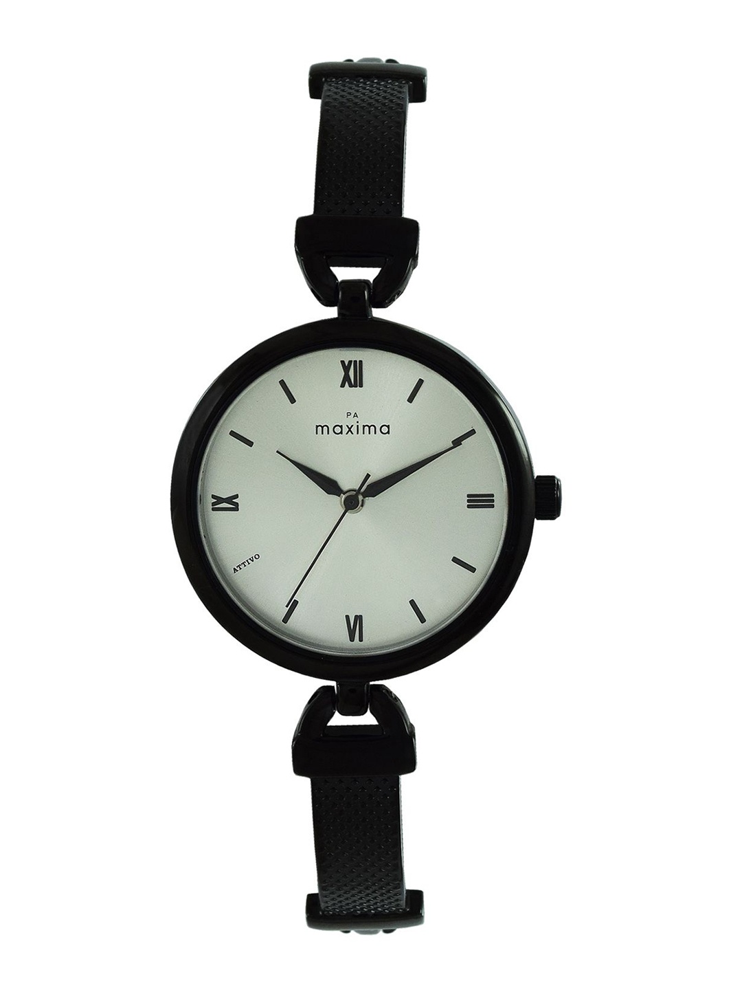 

maxima Women Dial & Straps Analogue Watch 67622BMLB, Silver