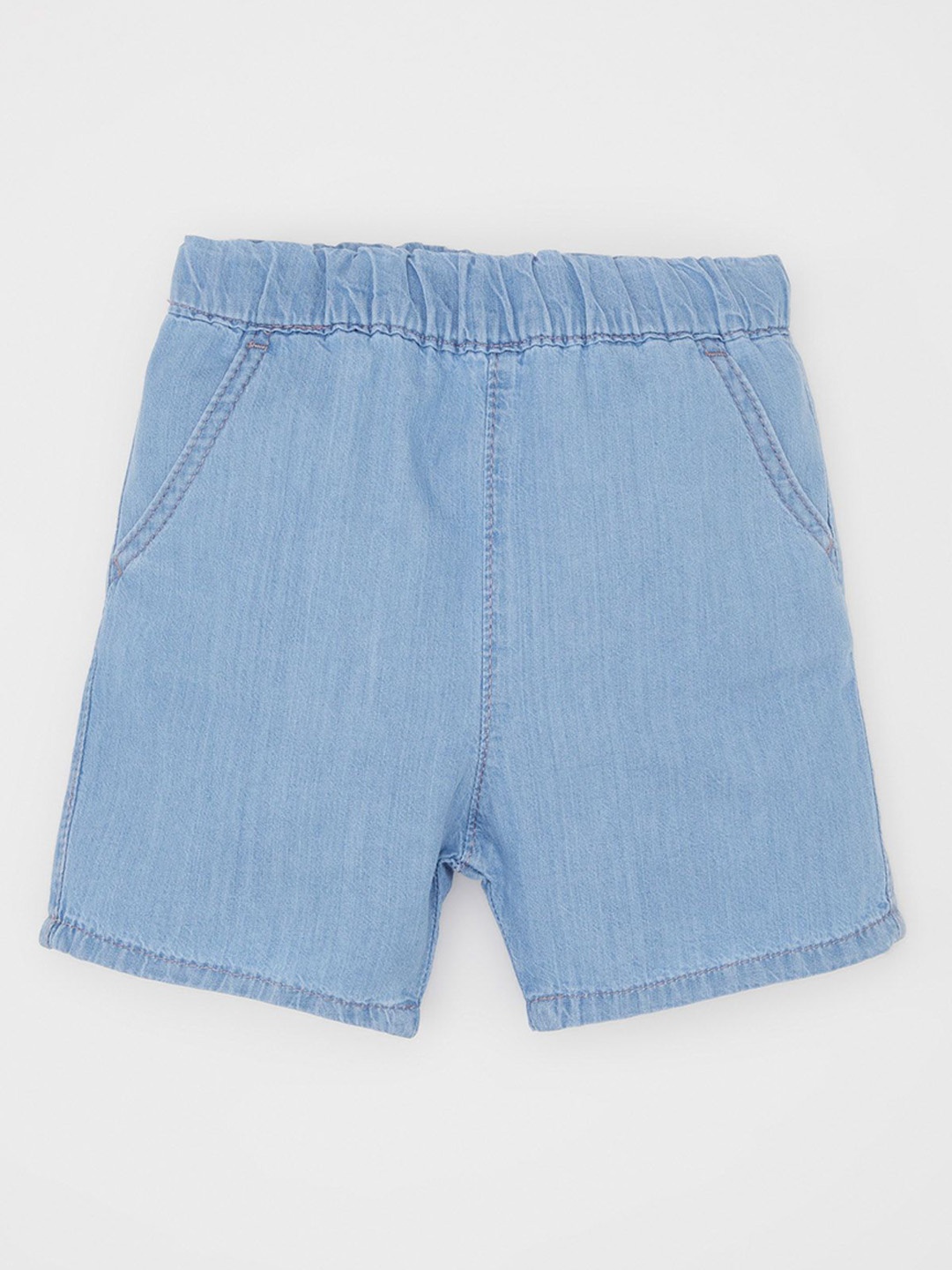 

DeFacto Boys Cotton Regular Fit Denim Shorts, Blue