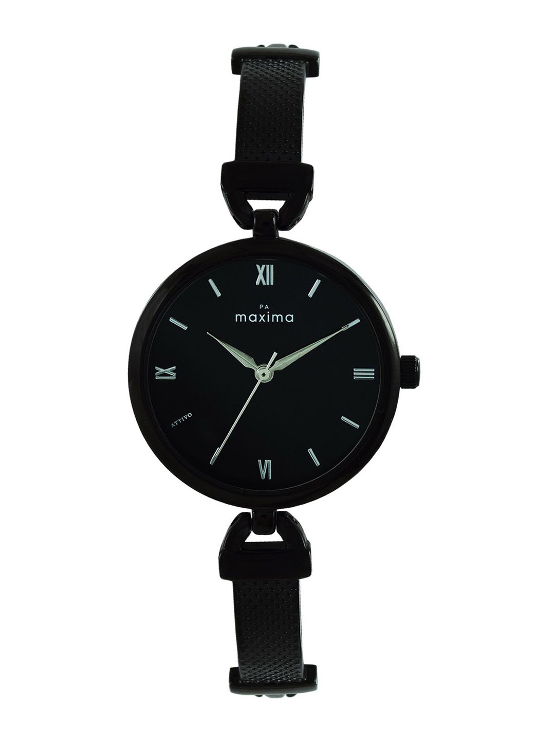 

maxima Women Embellished Dial & Straps Analogue Watch 67621BMLB, Black
