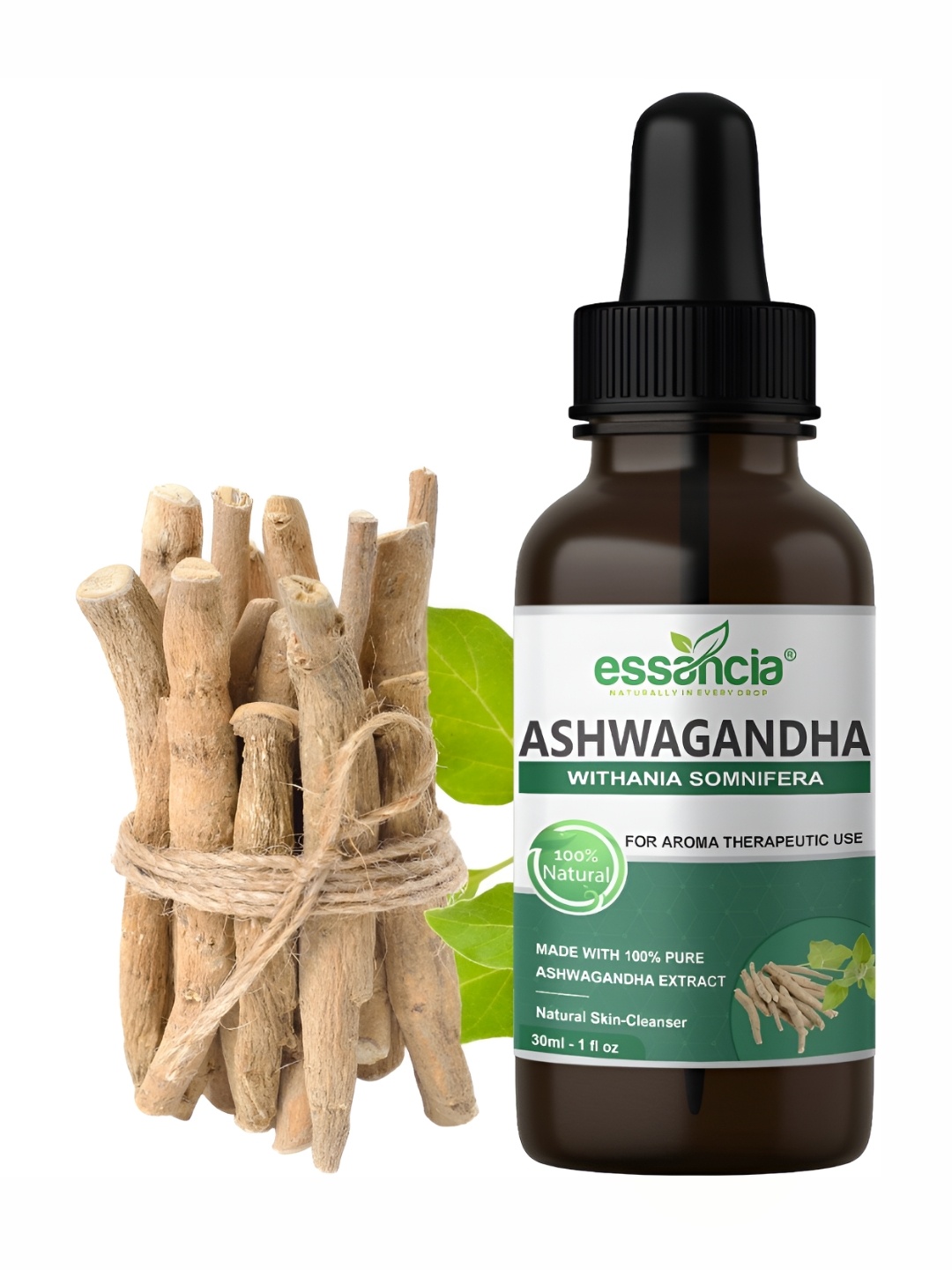 

essancia Ashwagandha Oil For Skin Care - 30 ML, Brown