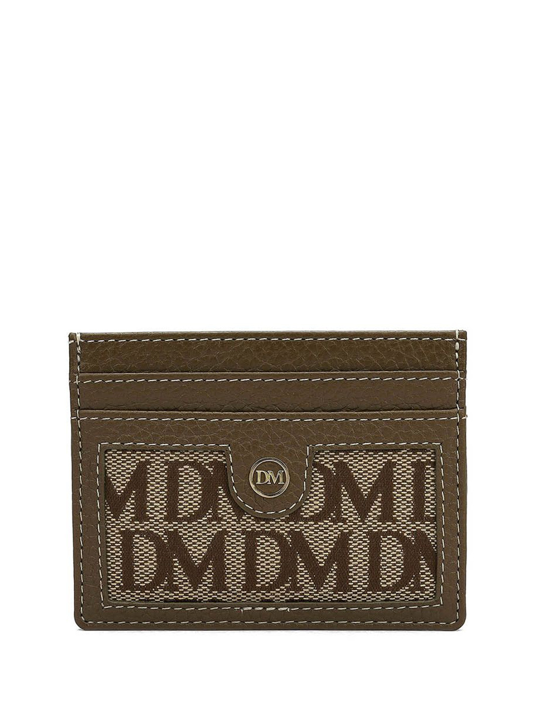 

Da Milano Unisex Leather Card Holder, Brown