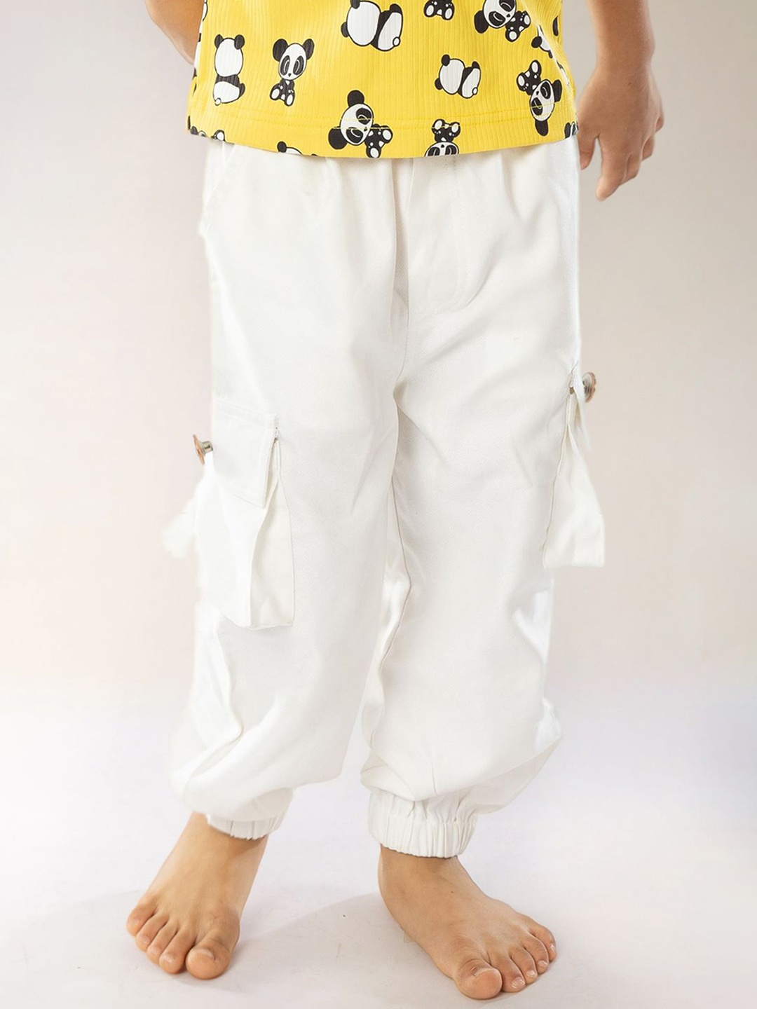 

BAESD Boys Loose Fit Trousers, White