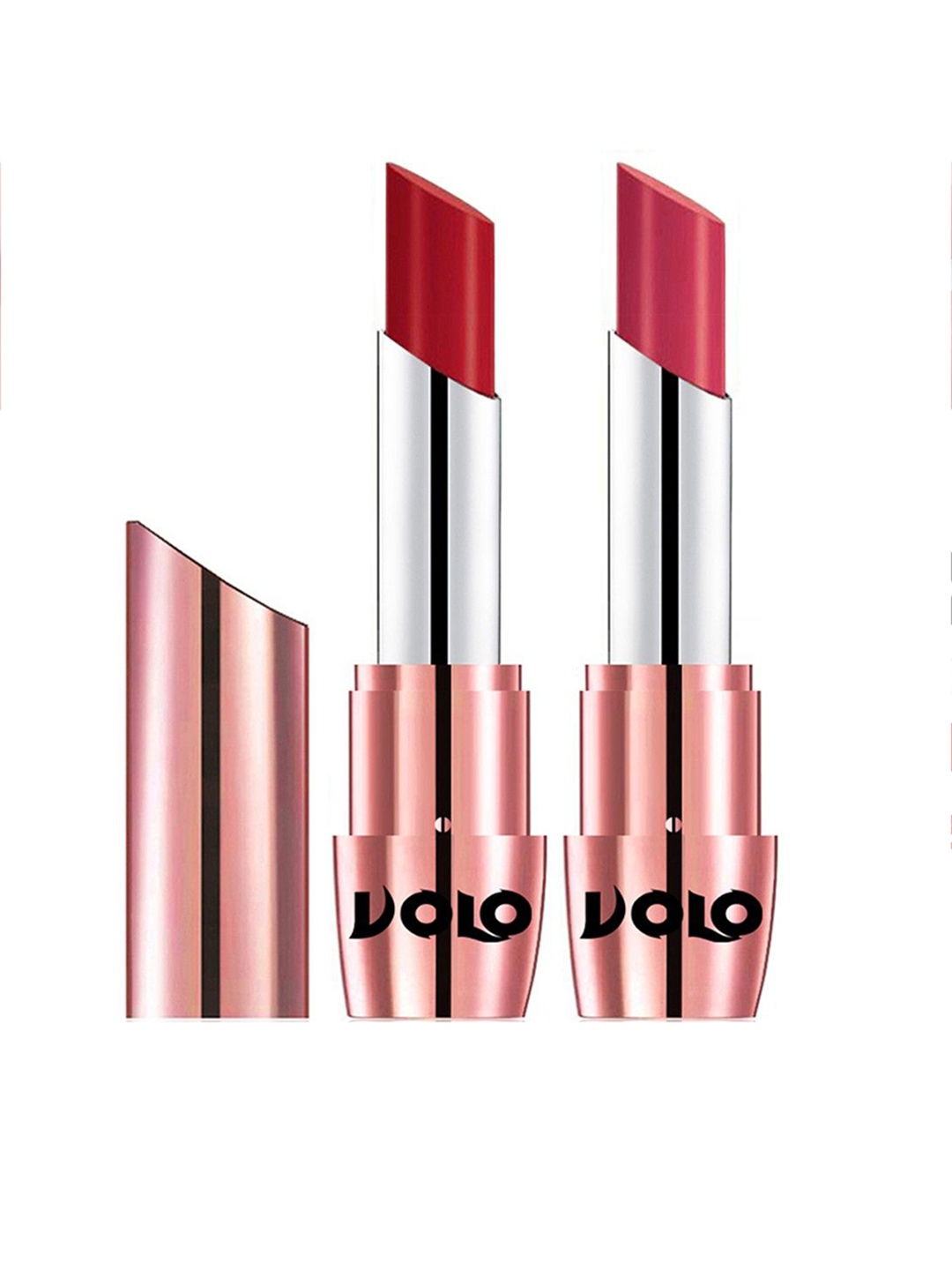 

VOLO Set Of 2 Creme Matte Lipstick - 3.5 g Each - 640 - Tomato Red 641 - Red, Multi