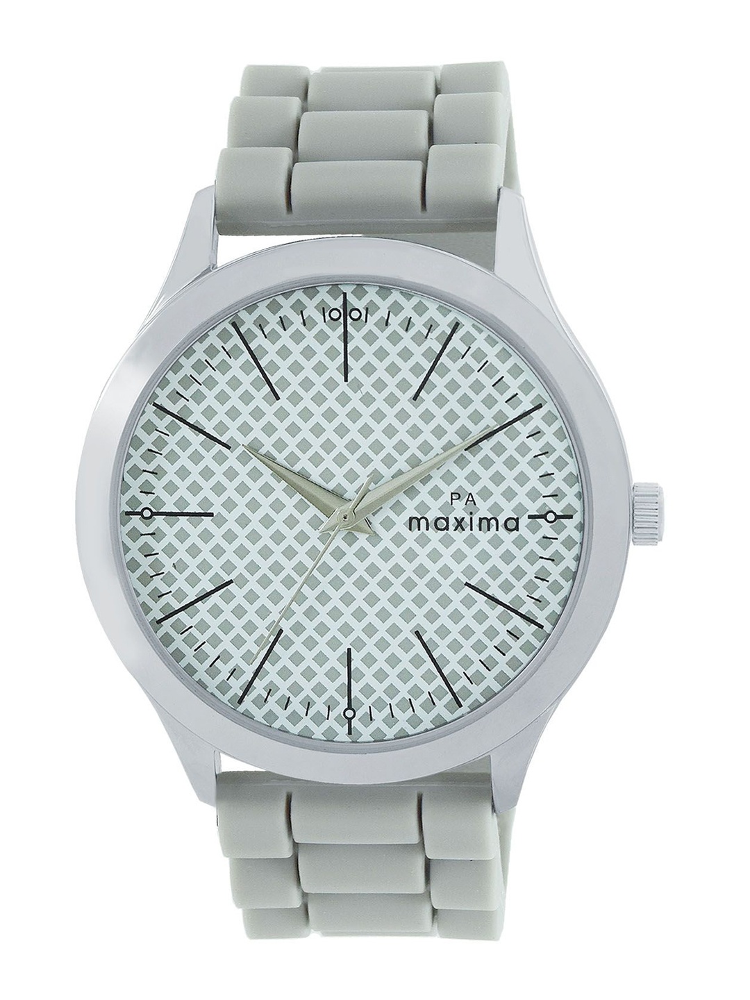 

maxima Men Dial & Straps Analogue Watch 66802PMGI, White