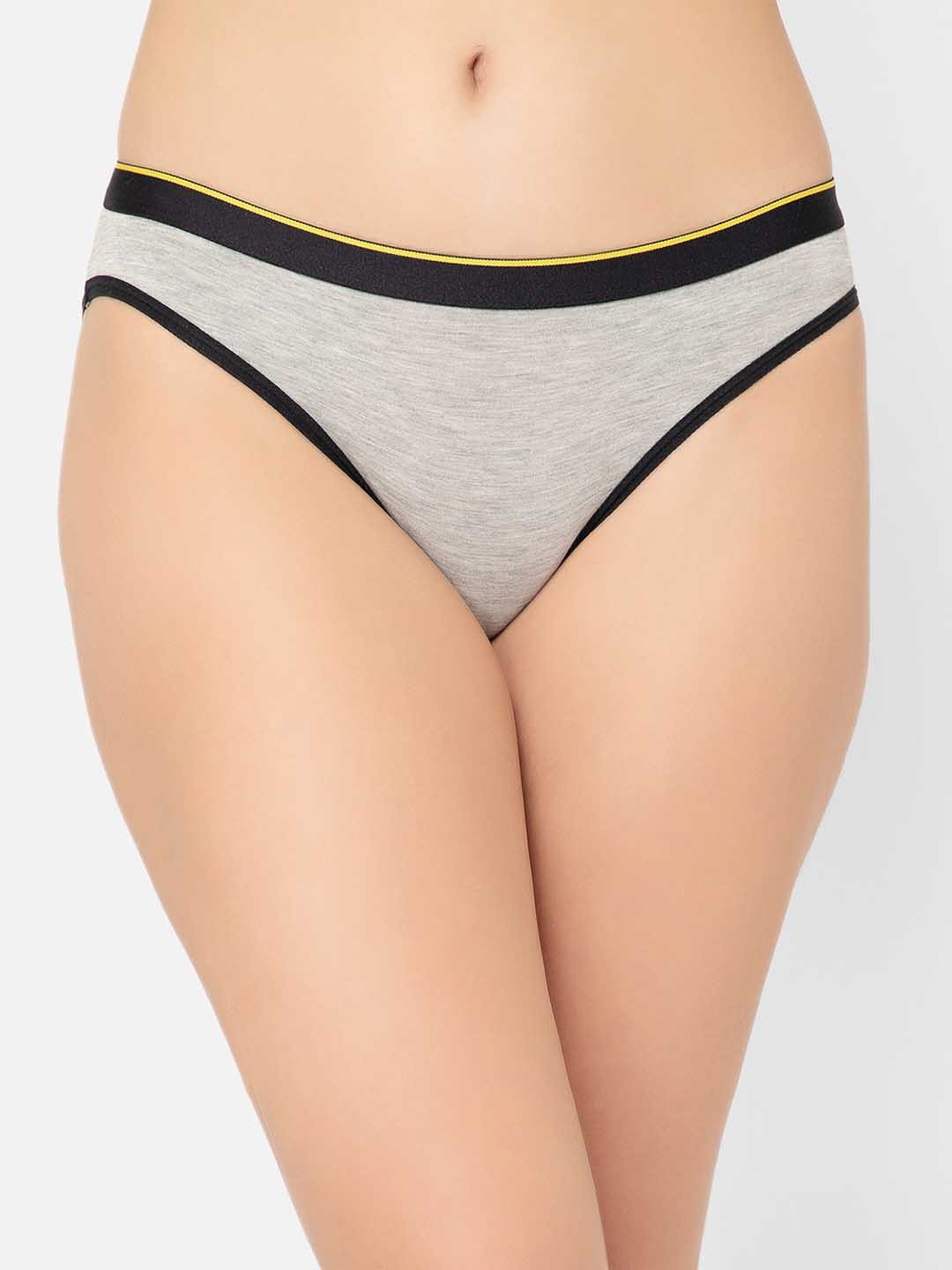 

bummer Mid Rise Modal Hipster Brief, Grey melange