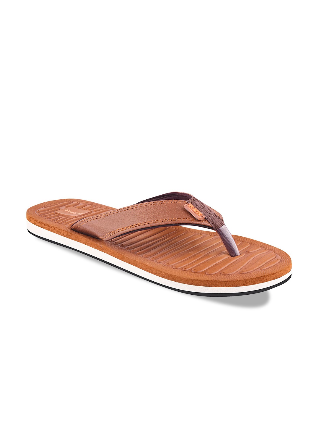 

Rex Shoes Men Thong Flip-Flops, Tan