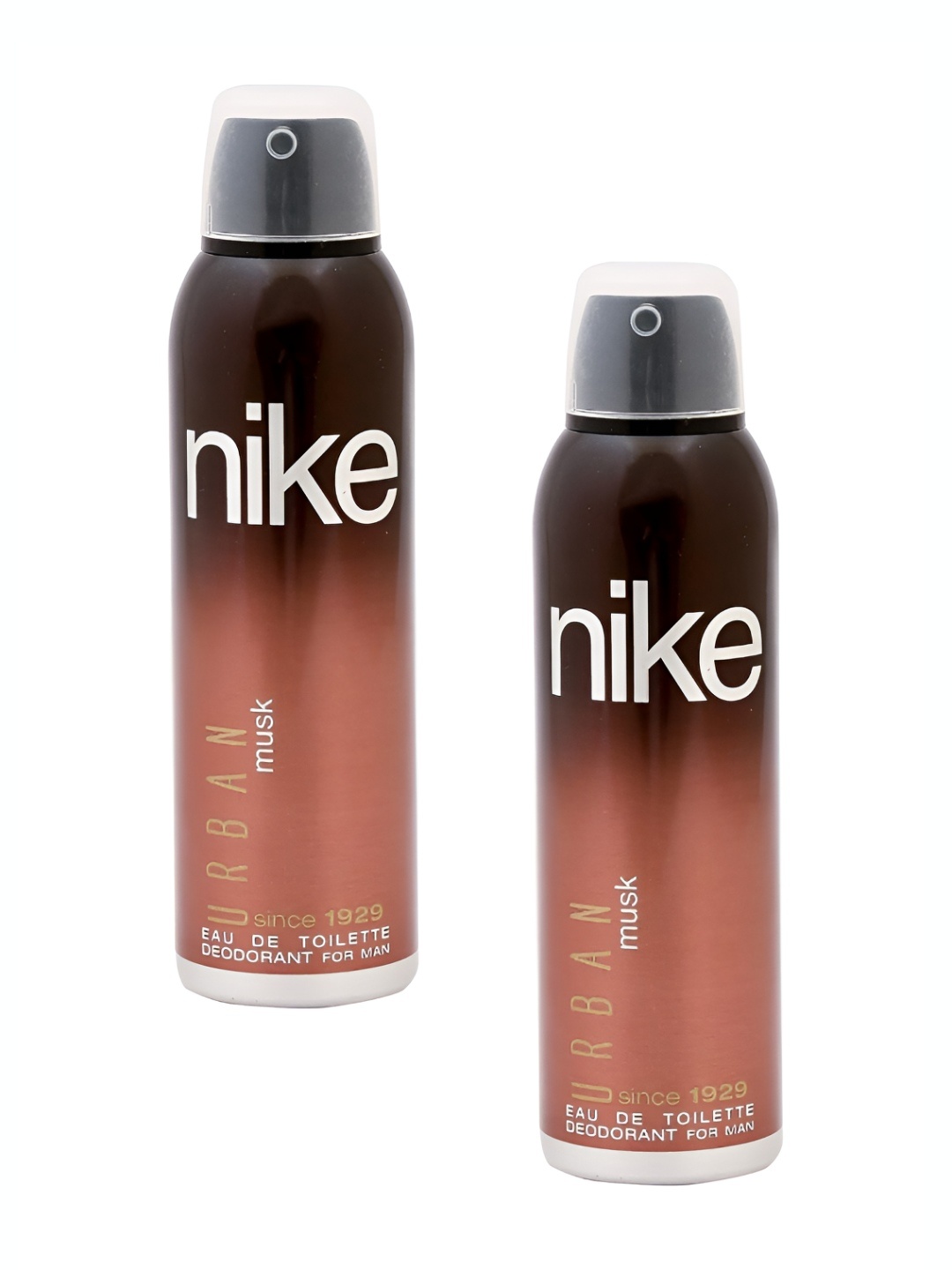 

Nike Set Of 2 Urban Musk Men Eau De Toilette Deodorant - 200ml Each, Transparent