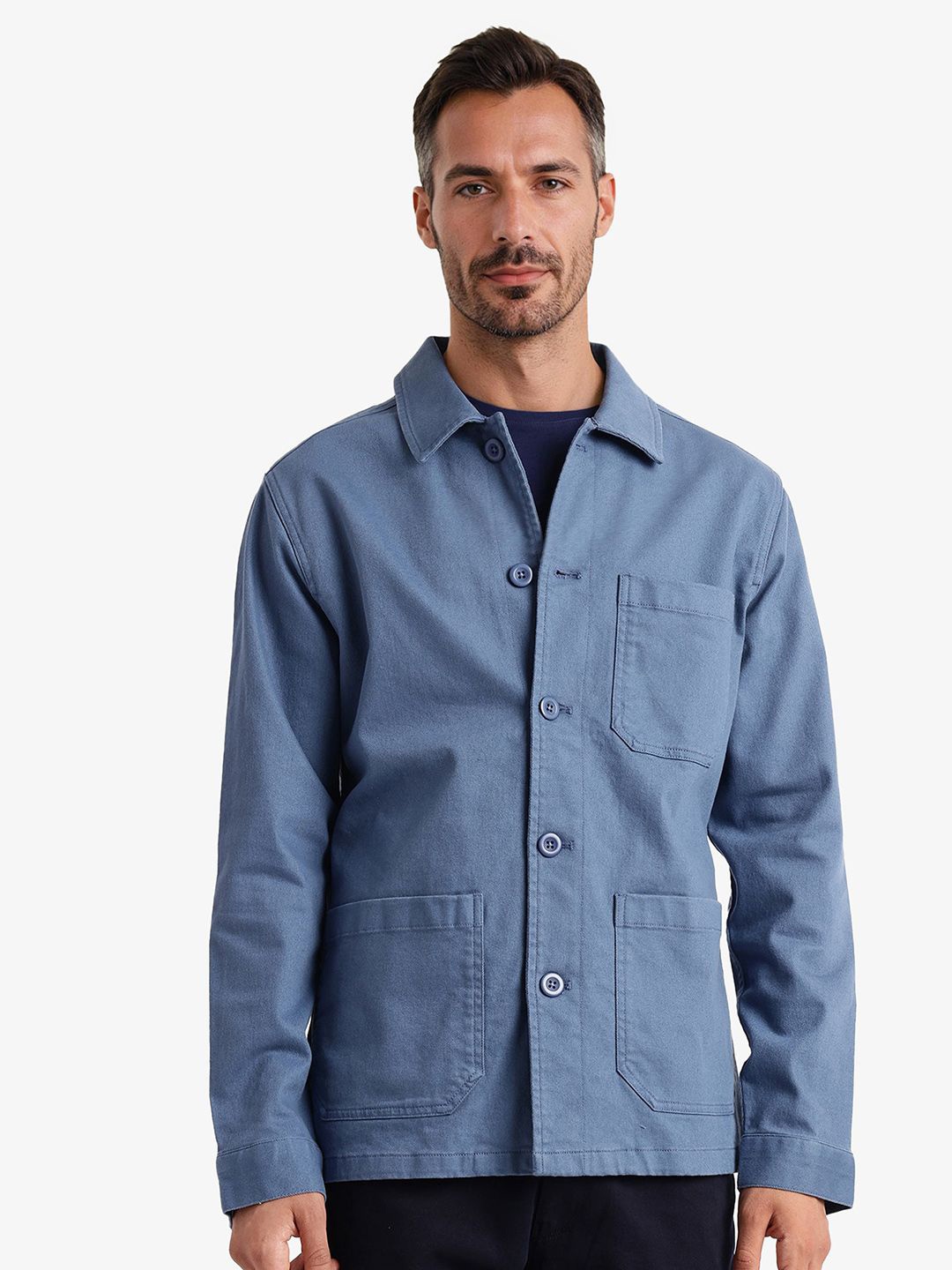 

RARE RABBIT Men Solid Tailored Jacket, Blue