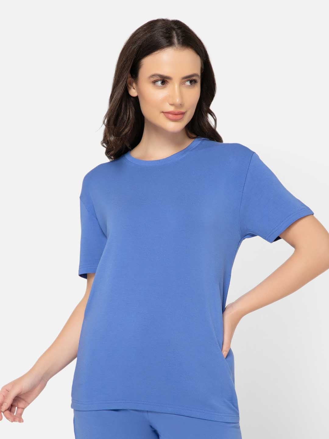 

bummer Round Neck Antimicrobial Relaxed Fit T-shirt, Blue