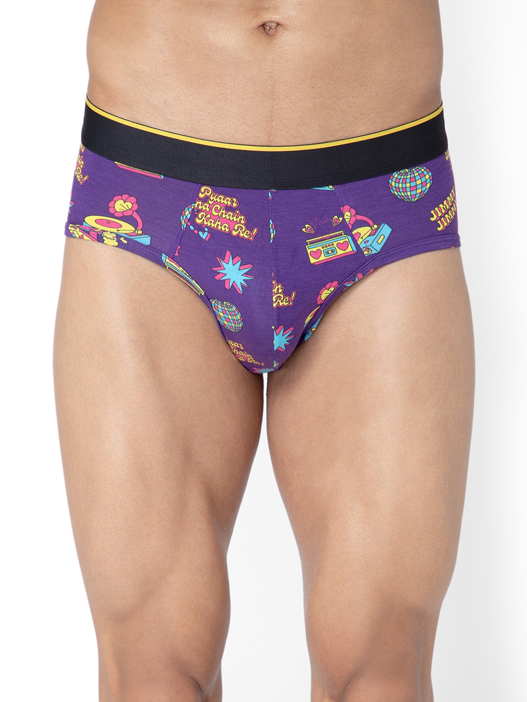 

bummer Printed Hipster Briefs BRSH01S, Purple