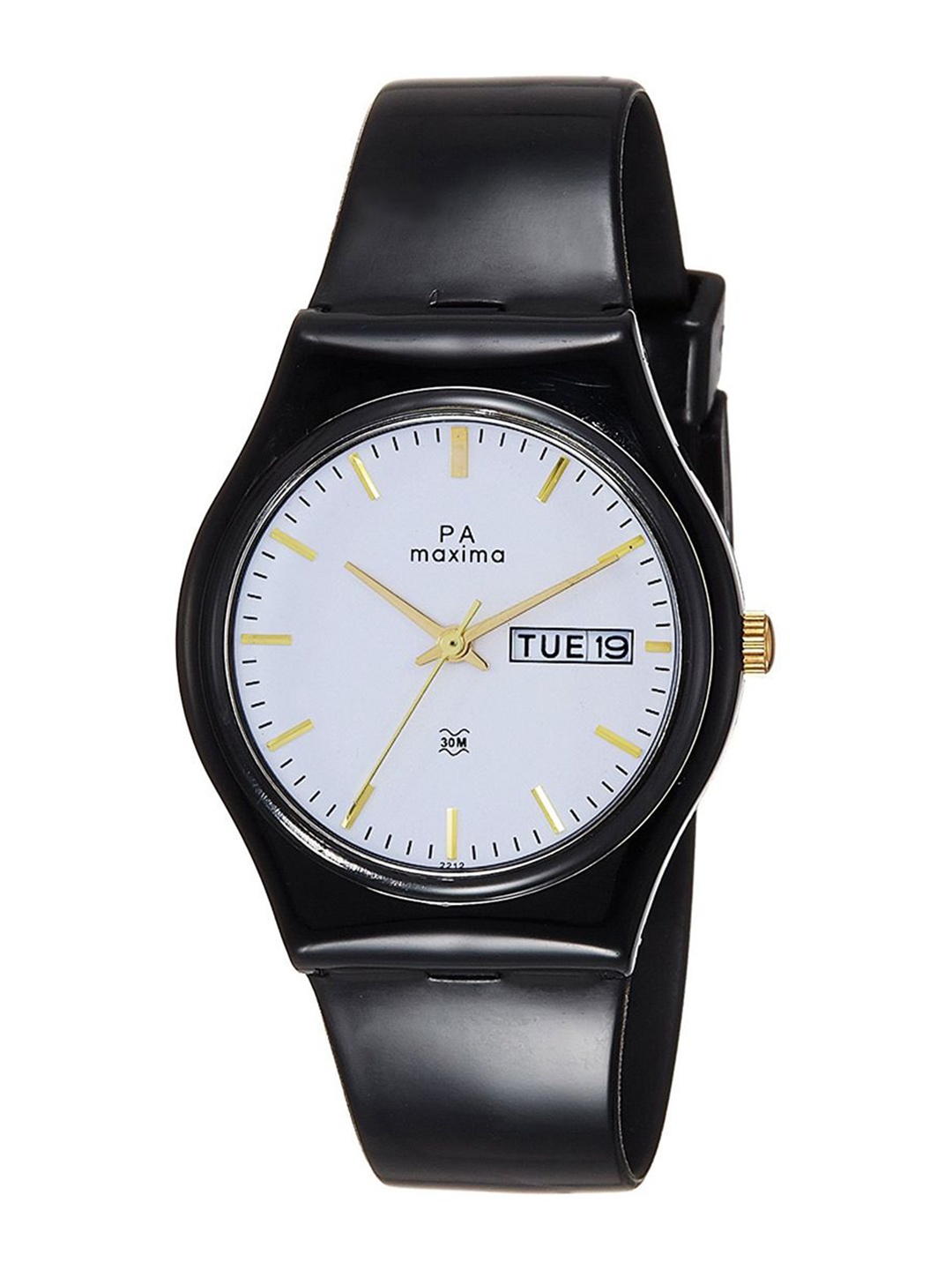 

maxima Men Dial & Straps Analogue Watch 02235PPGW, Silver