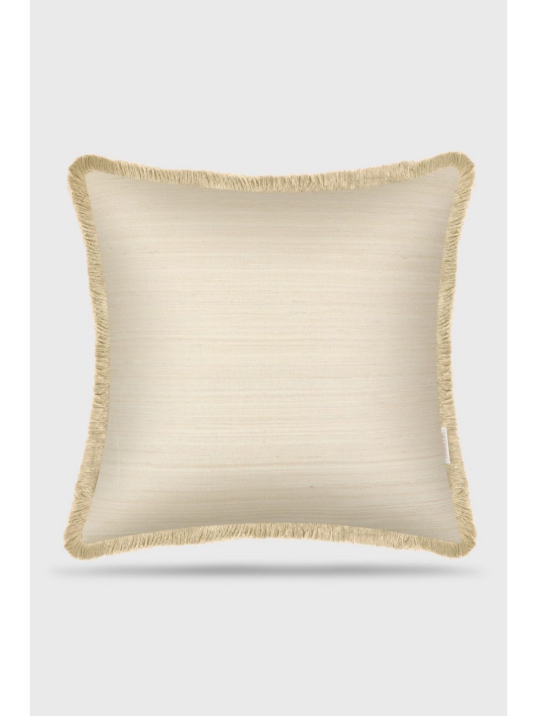 

Mirooh Beige Self Design Filled Square Cushion
