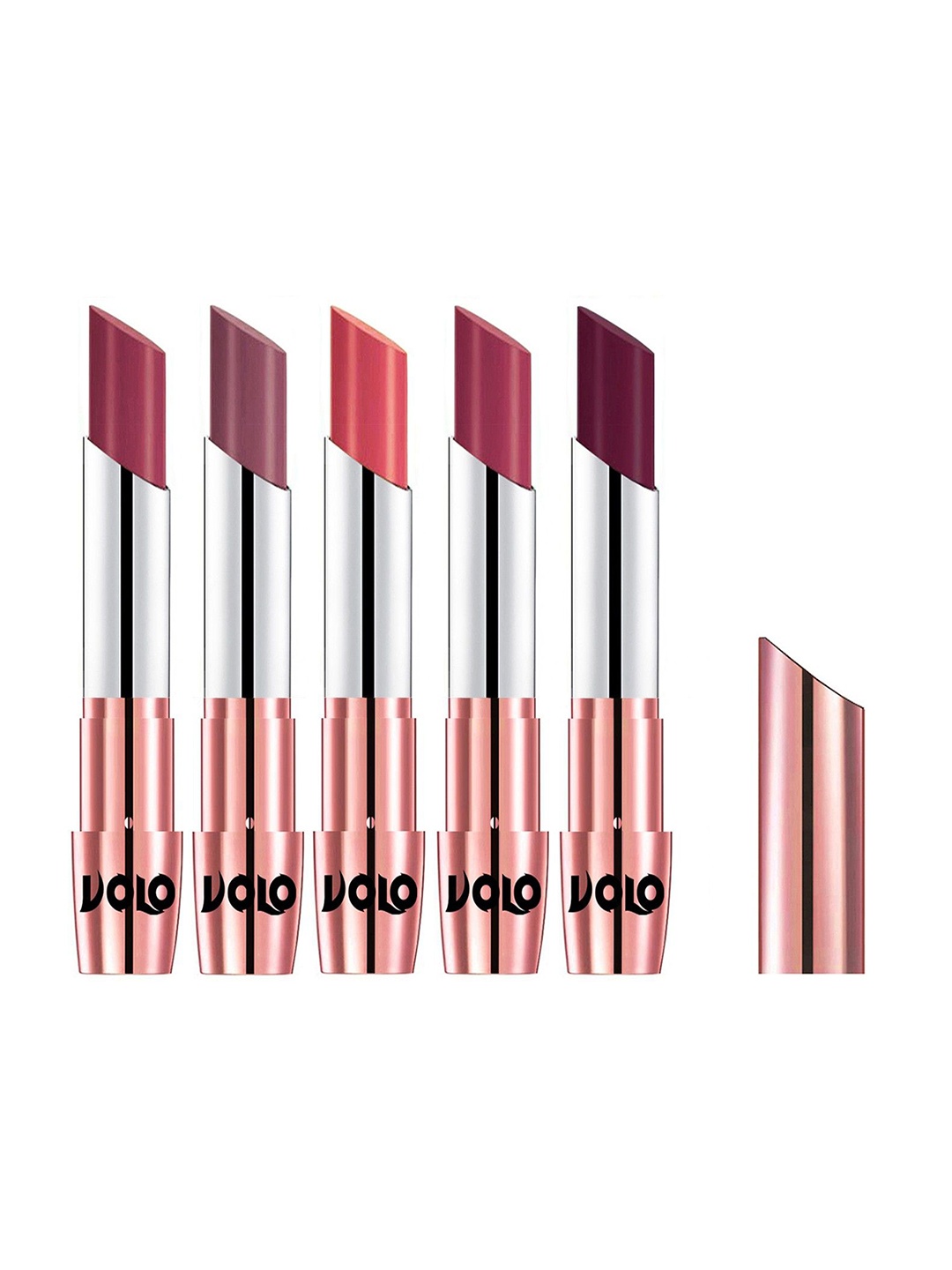 

VOLO Set Of 5 Creme Matte Lipstick - 3.5g Each - 31-36-37-38-47, Multi
