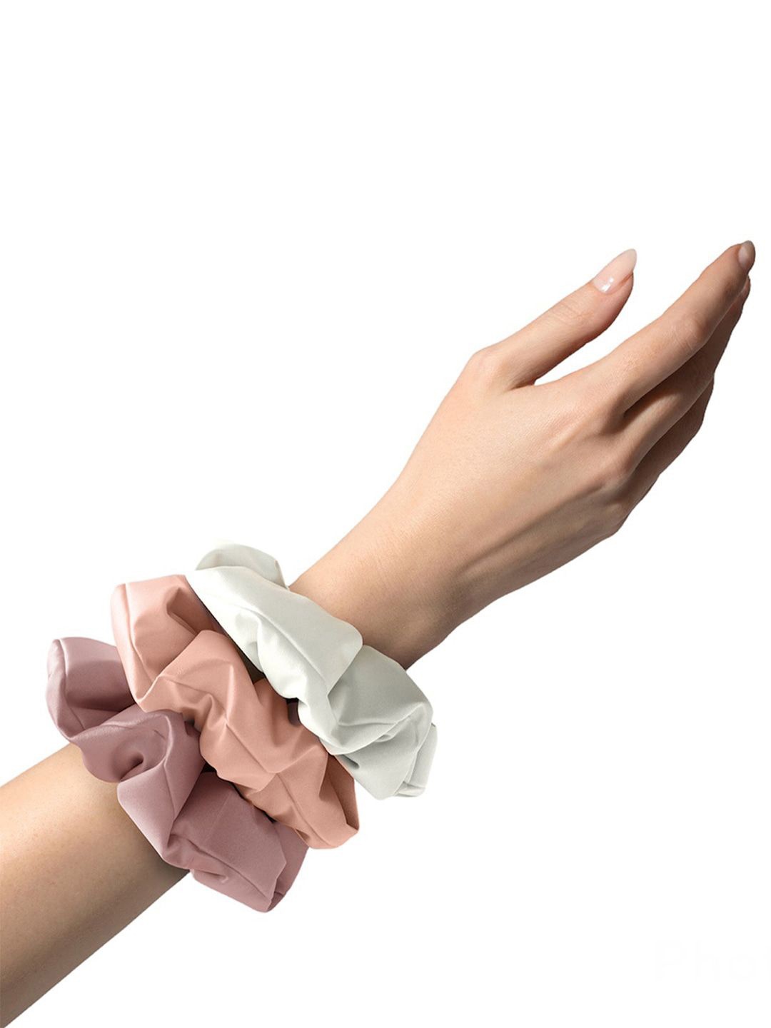 

fabula Set of 3 Women Ponytail Holders, Pink
