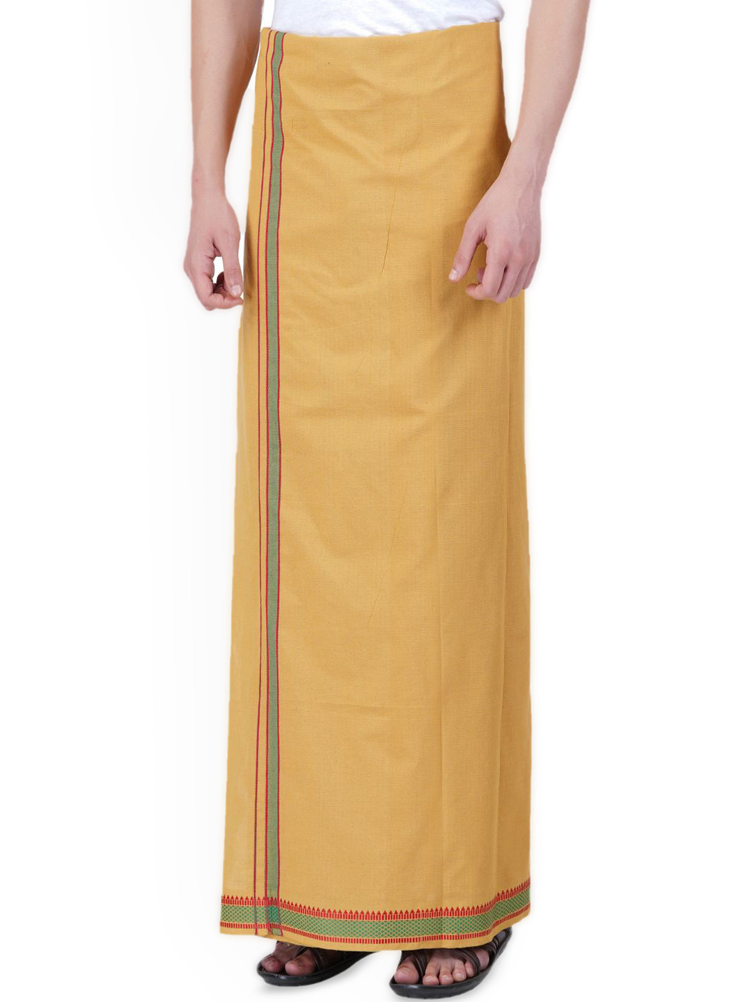 

Ethazh Men Tirumalai Fancy Colour Dhoti, Khaki