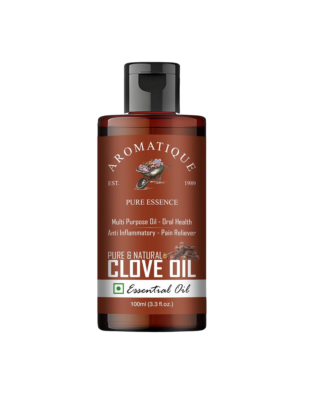 

AROMATIQUE Pure & Natural Clove Essential Oil - 100 ml, Beige