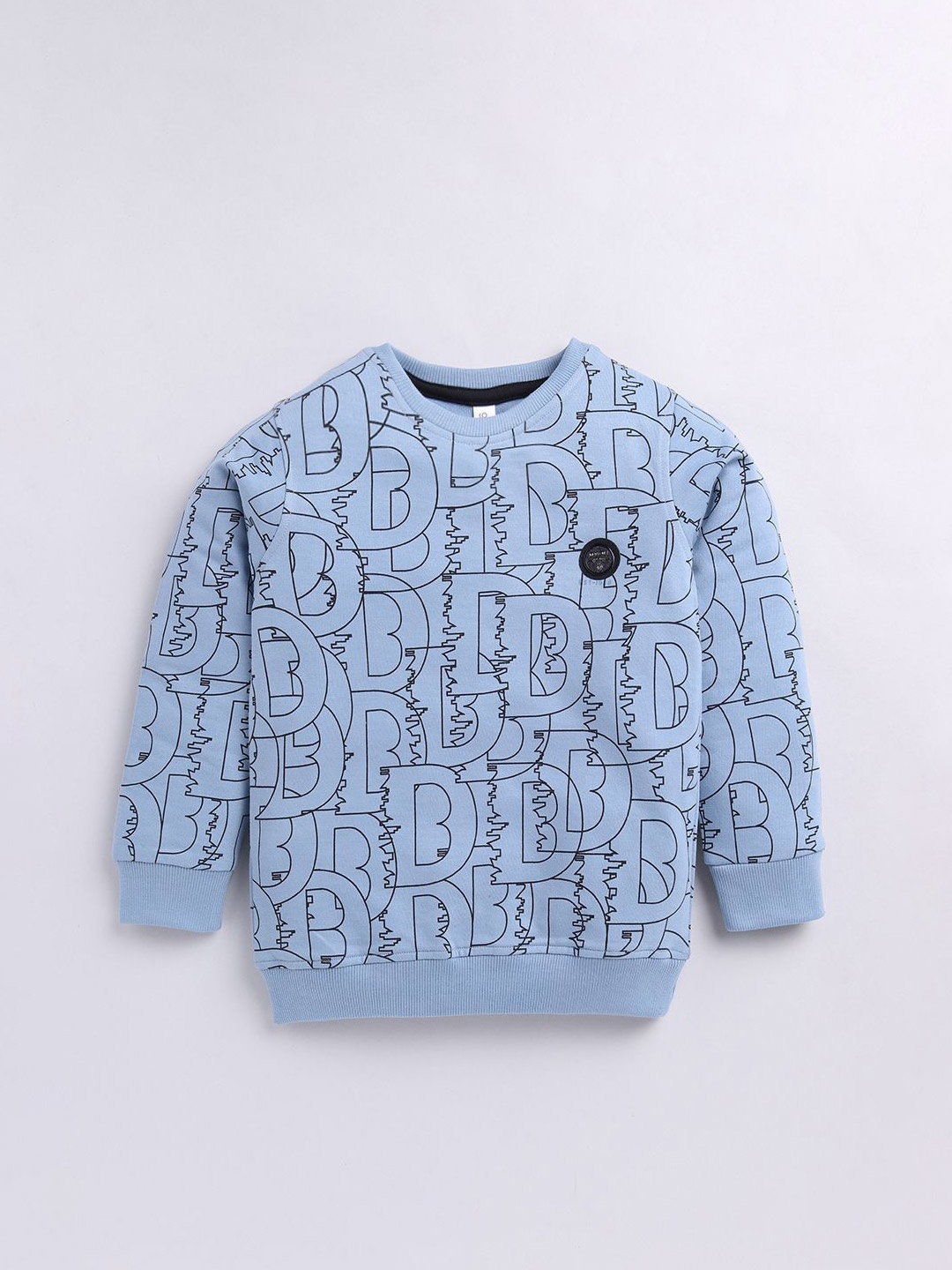 

Ginie Boys Graphic Printed Round Neck Sweatshirt, Blue