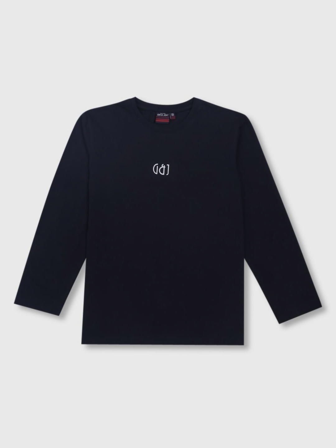 

Gini and Jony Boys Solid Round Neck Cotton T-shirt, Navy blue