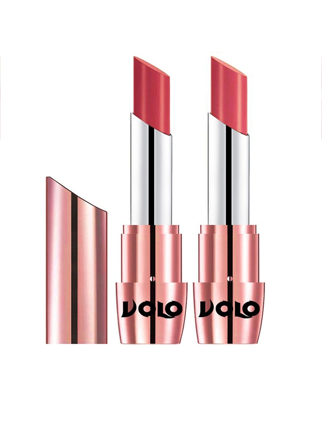 

VOLO Set Of 2 Creme Matte Lipstick - 3.5 g Each - Shades 633-637, Peach