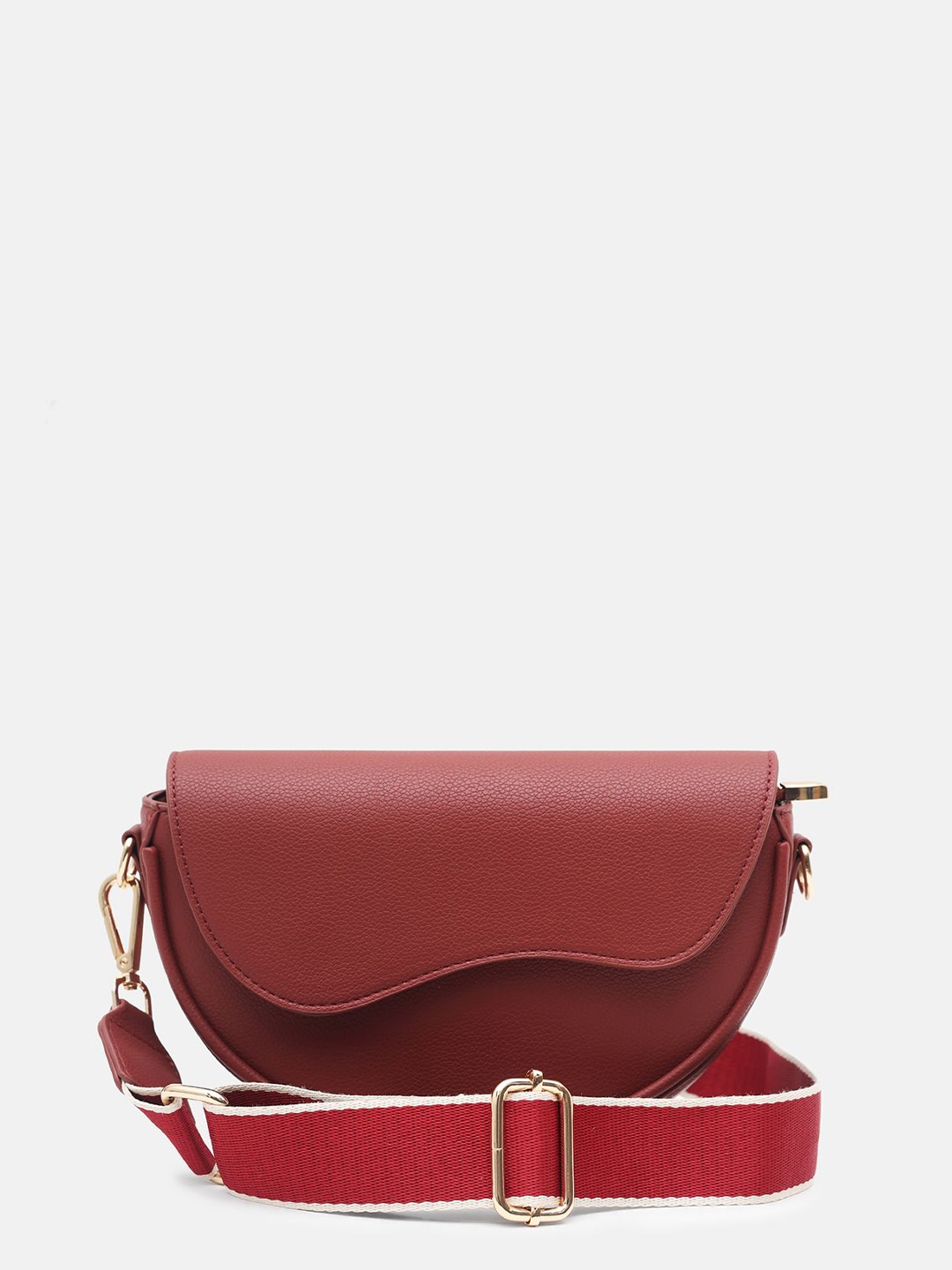 

Kazo Half Moon Sling Bag, Maroon