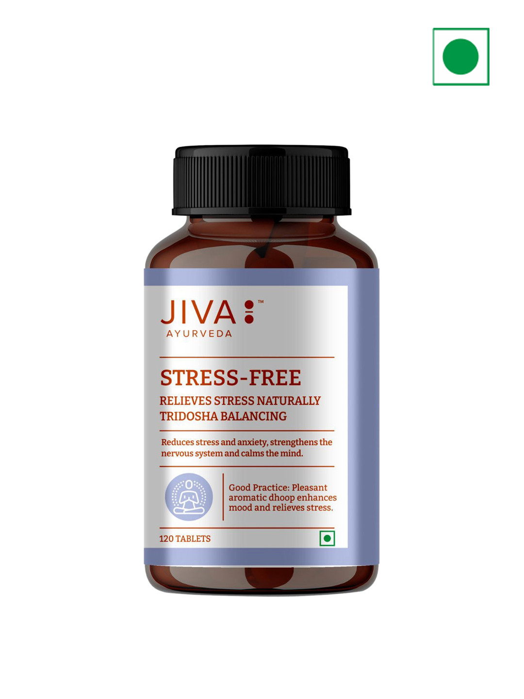 

Jiva Stress-Free Tablets 120 Tablets, White