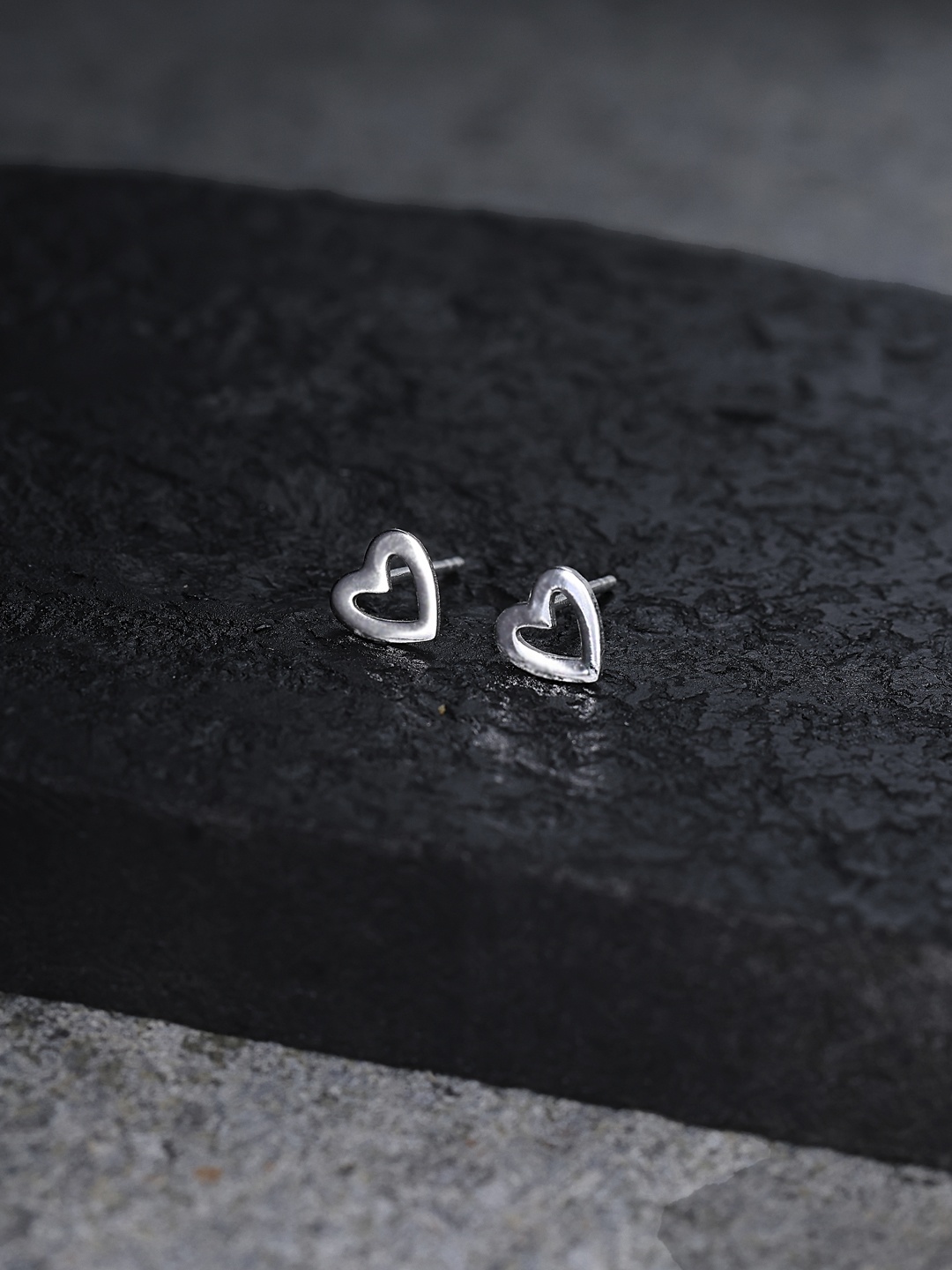 

Accessorize 925 Sterling Silver Heart Shaped Studs