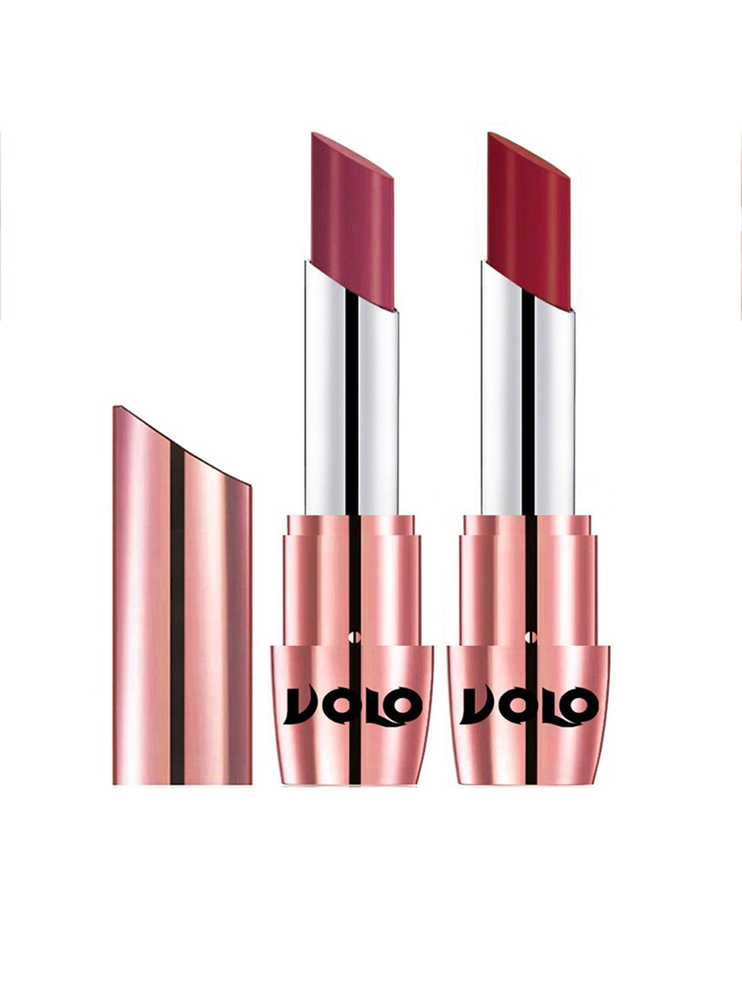 

VOLO Set Of 2 Creme Matte Lipstick - 3.5 g Each - Cherry 631 & Red 643