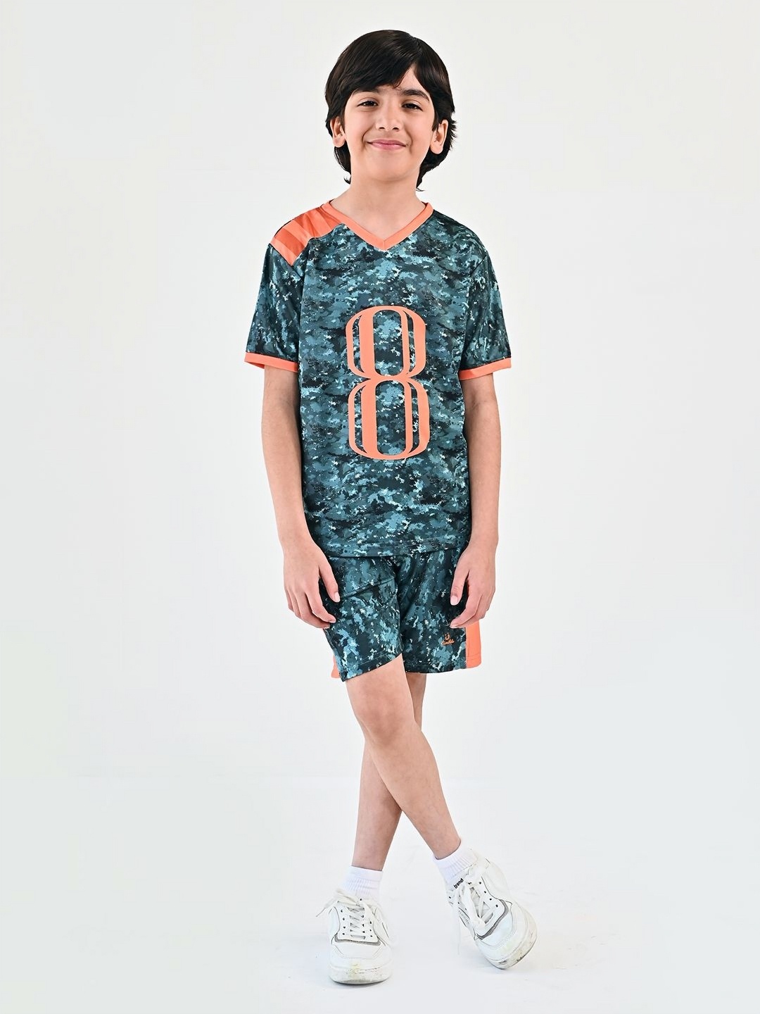 

UMILDO Boys Graphic Printed Round Neck T-Shirt, Green