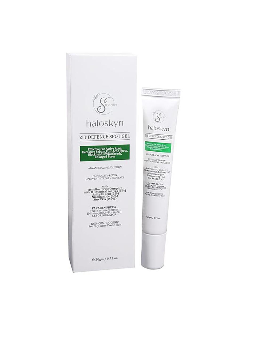 

S for Skin Haloskyn Zit Defence Spot Gel- 20g, White