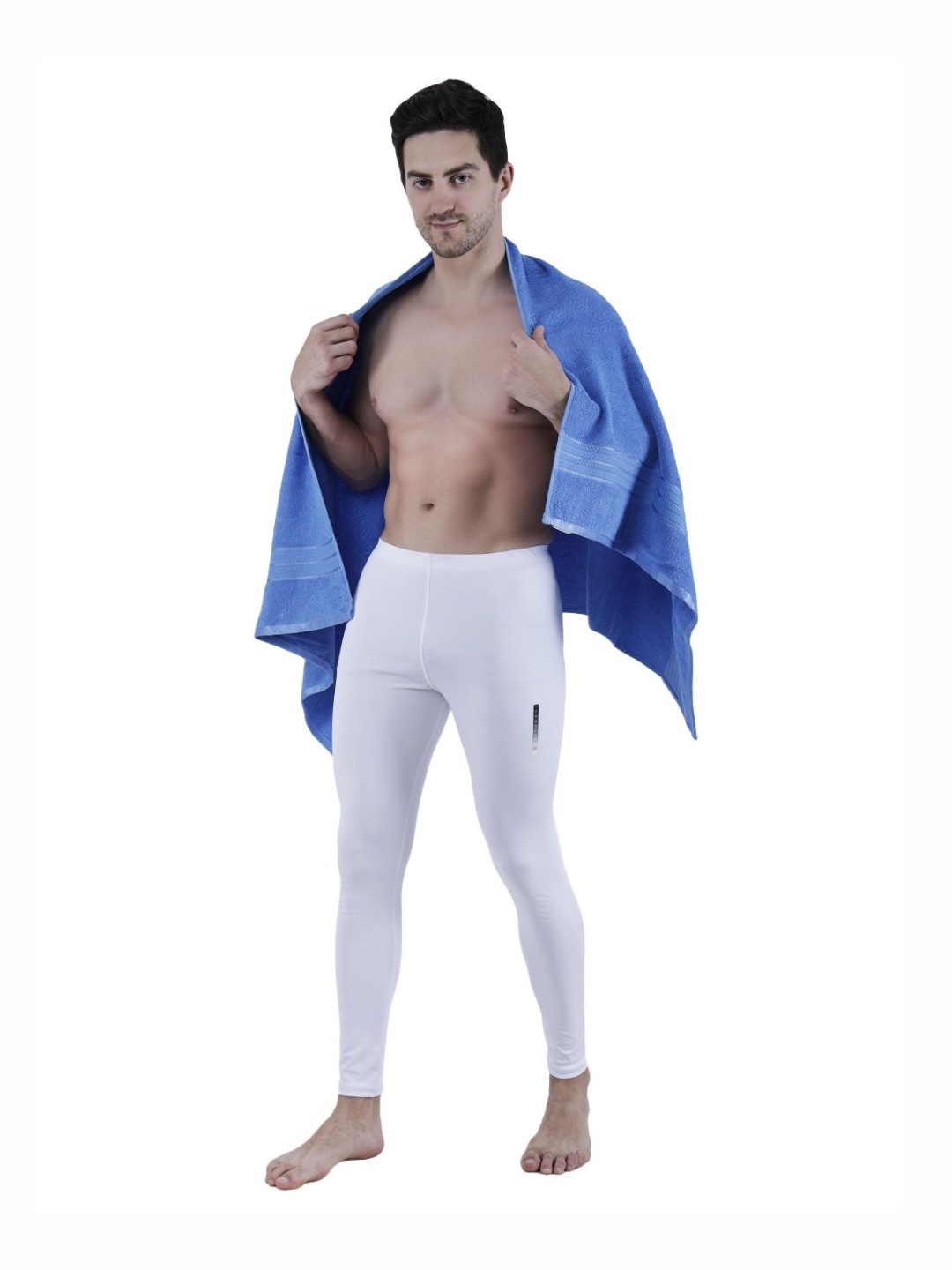 

Dollar Blue Cotton 400 GSM Bath Towels