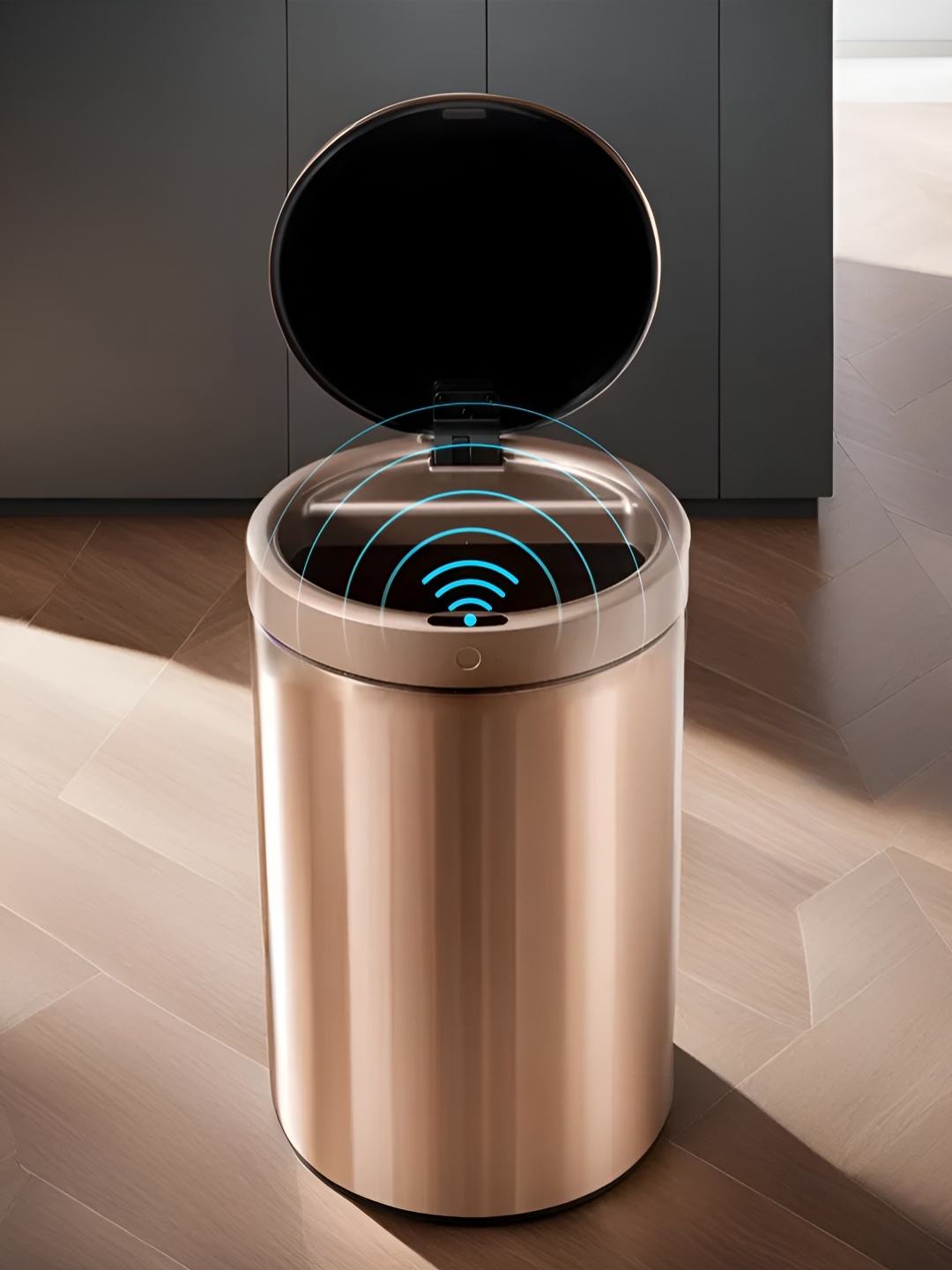 

The Better Home Fumato Rose Gold & Black Stainless Steel Sensor Dustbin 12 L