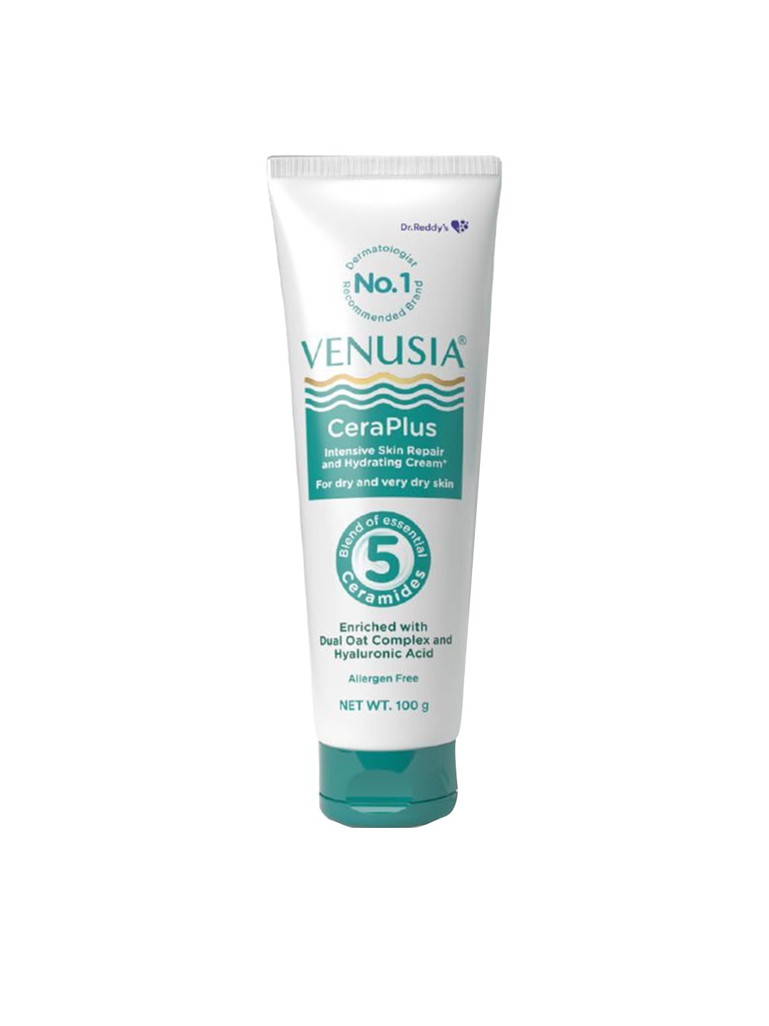 

Venusia Ceraplus Cream For Dry Skin - 100 ml, White
