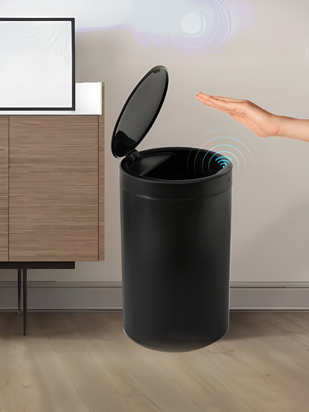 

The Better Home Fumato Black Stainless Steel Motion Sensor Dustbin 12 L