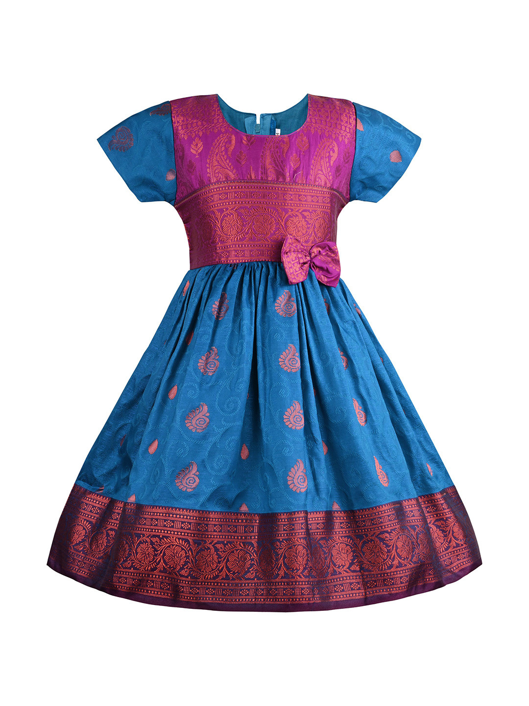 

Wish Karo Girl Fit & Flare Dress, Blue
